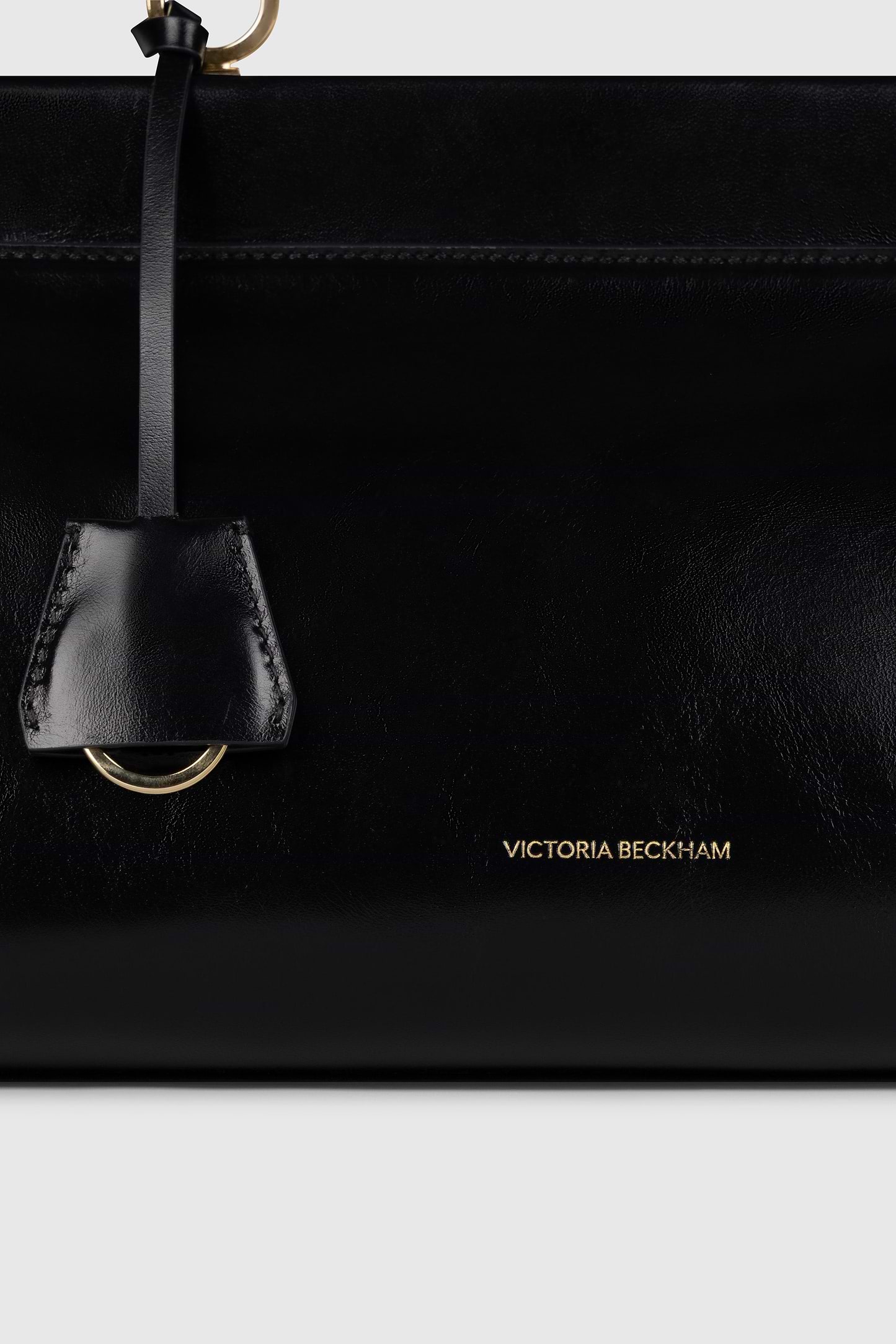 Sloane Shoulder Bag Black Distressed Leather