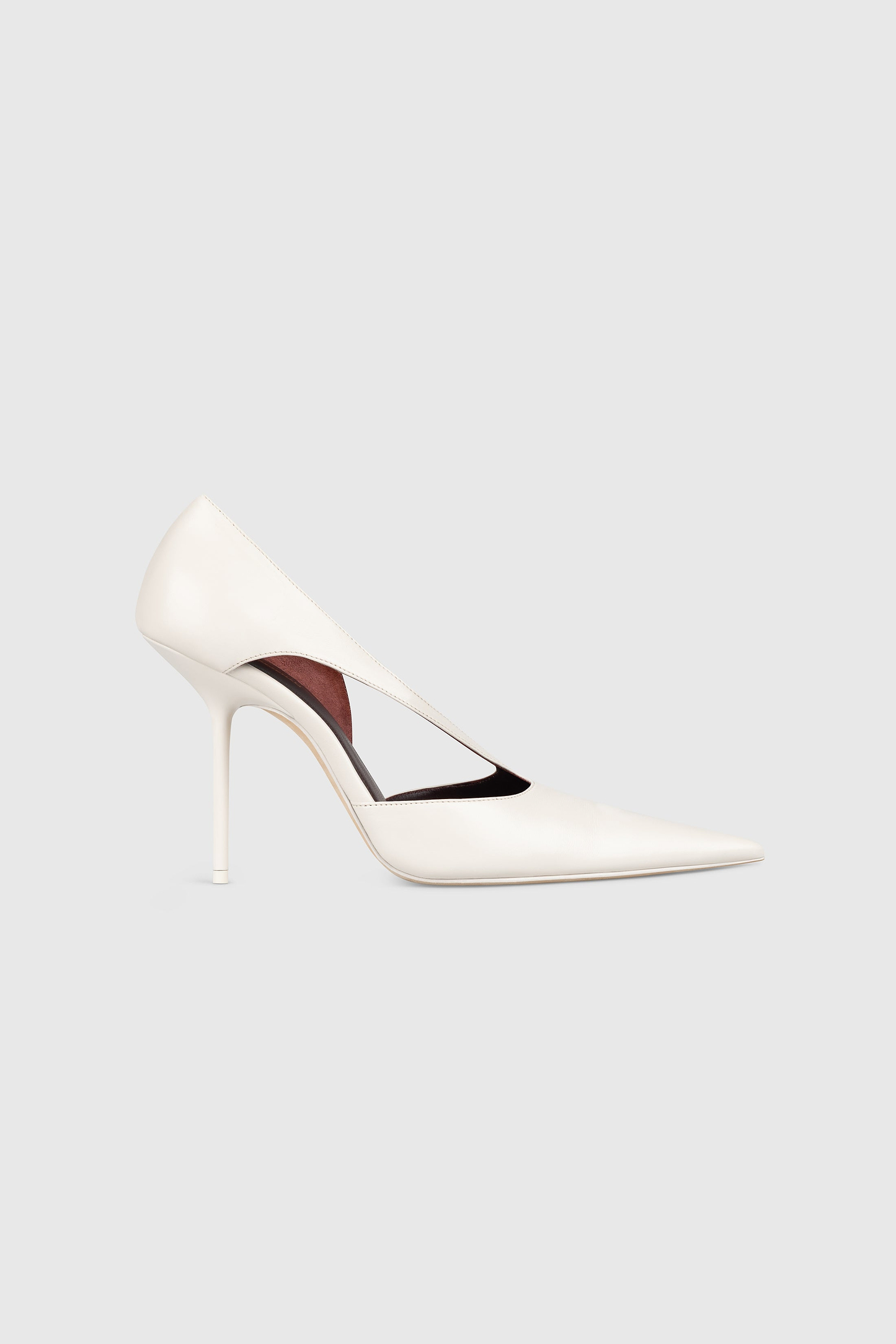 Sloane Sliced Pump 100 Ceramic Nappa Leather