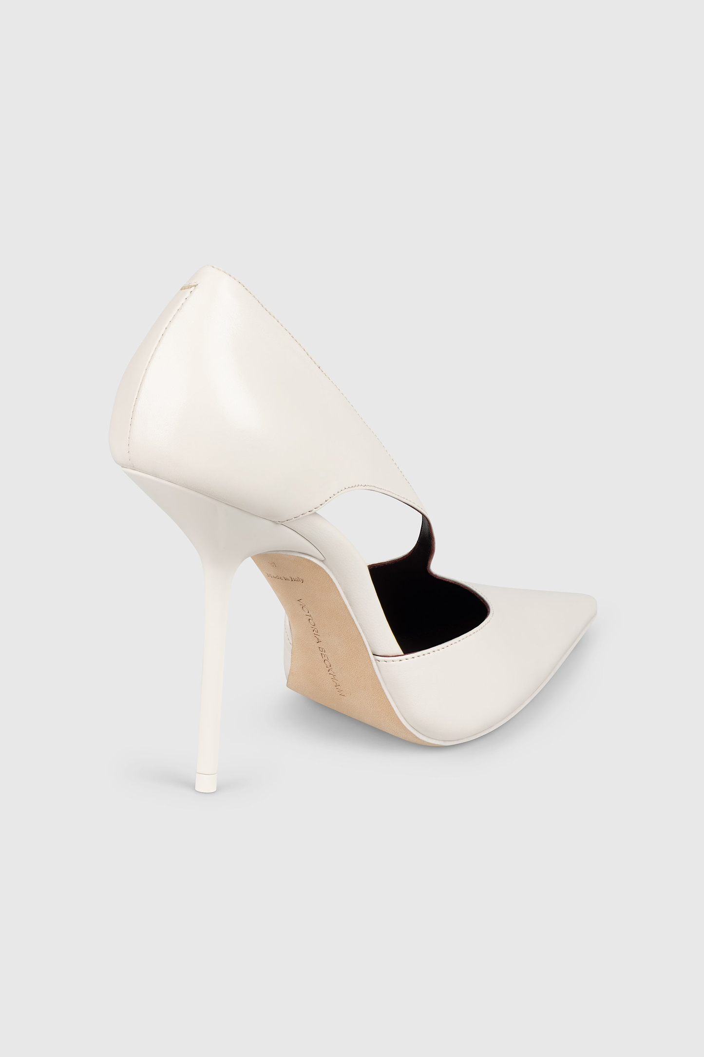 Sloane Sliced Pump 100 Ceramic Nappa Leather