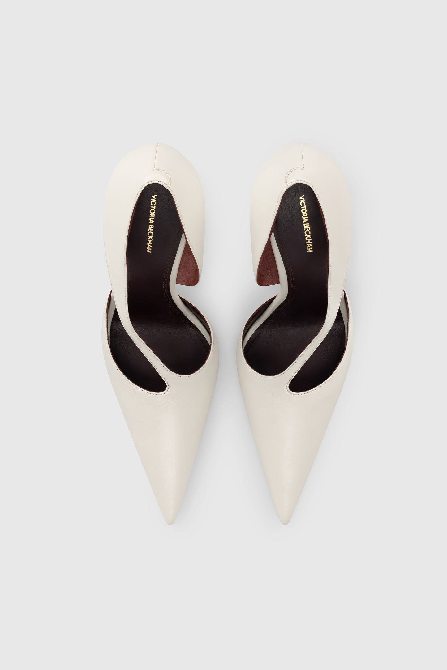 Sloane Sliced Pump 100 Ceramic Nappa Leather