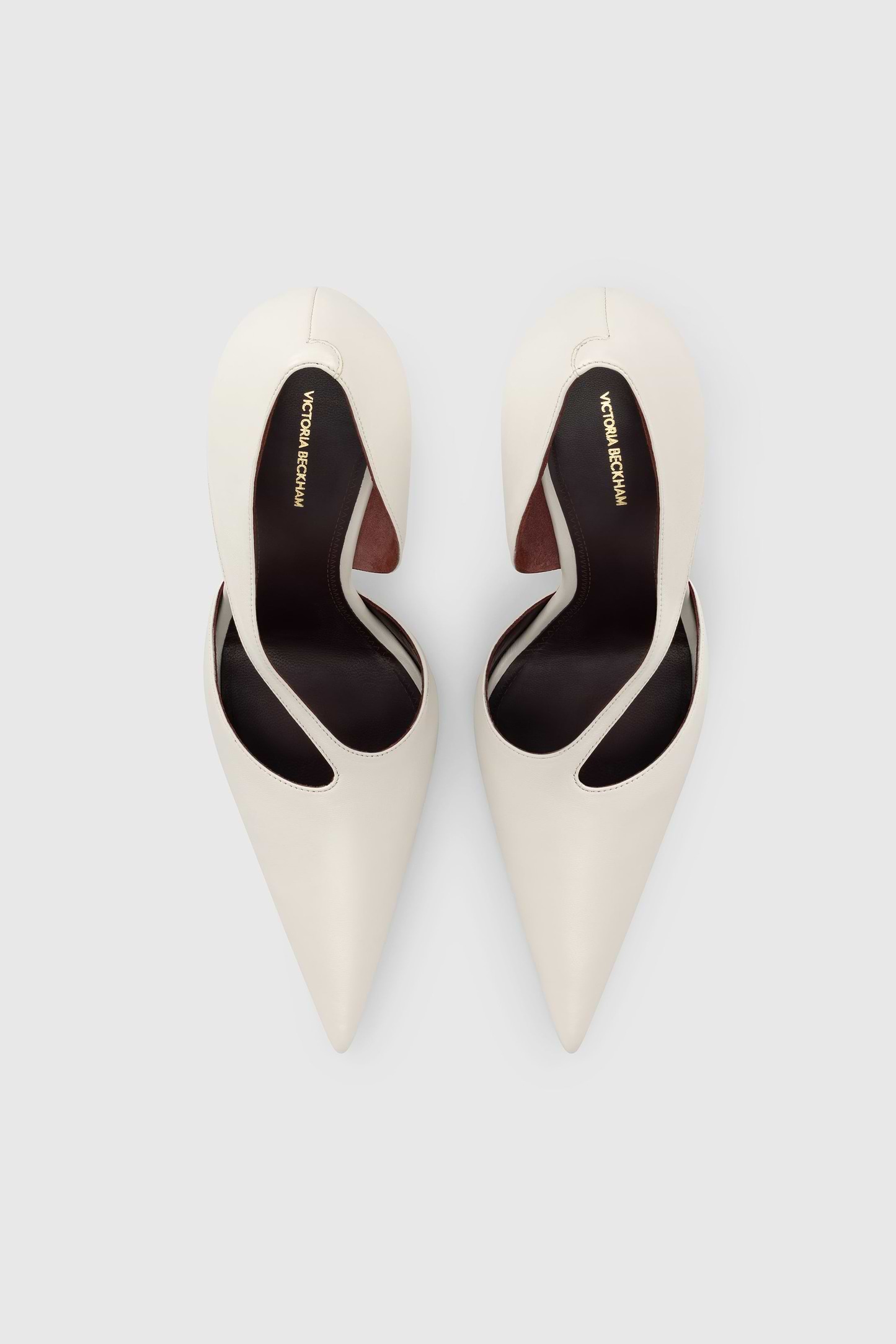 Sloane Sliced Pump 100 Ceramic Nappa Leather