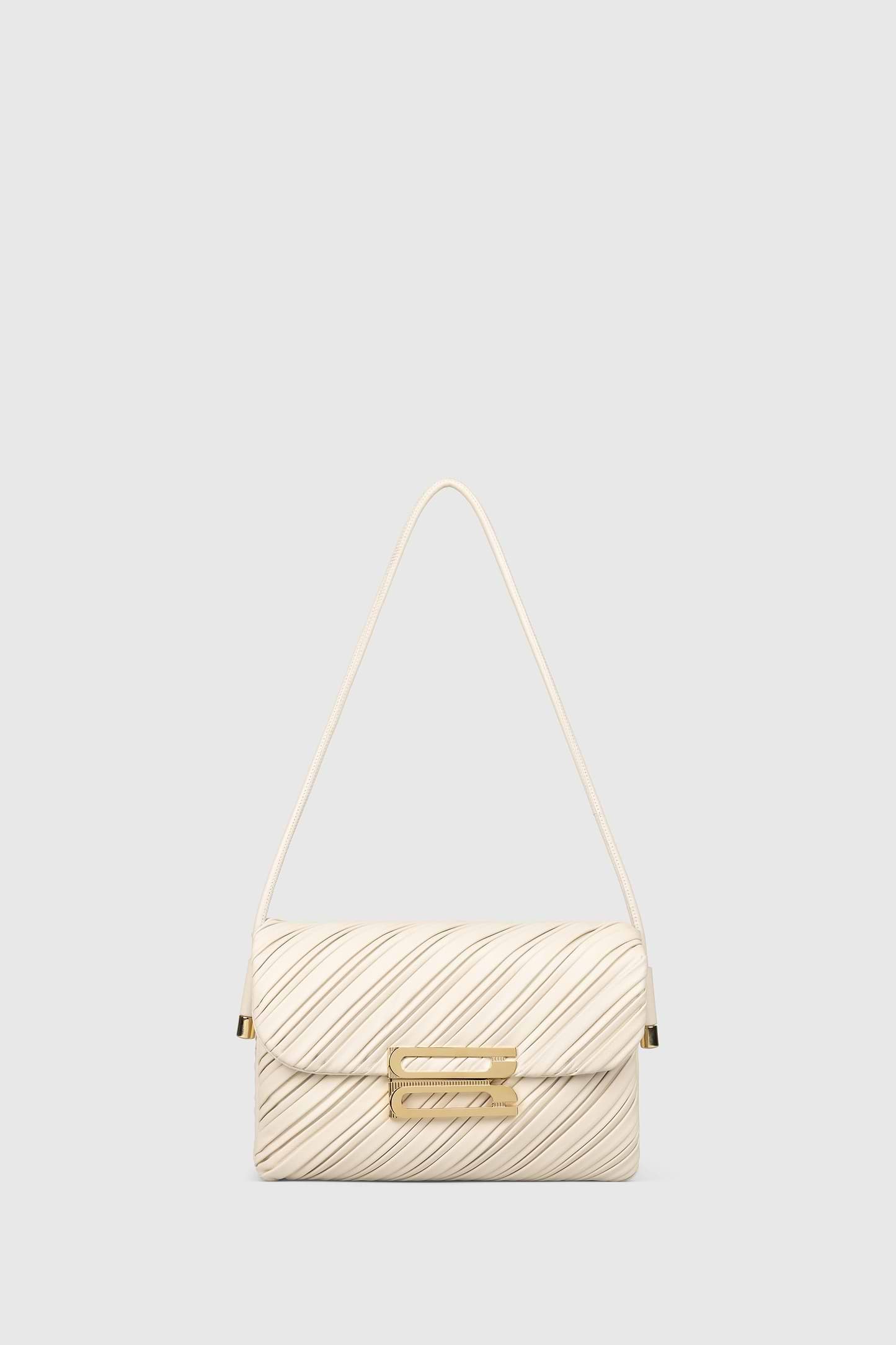Soft Dorian Bag Ceramic Pleated Nappa