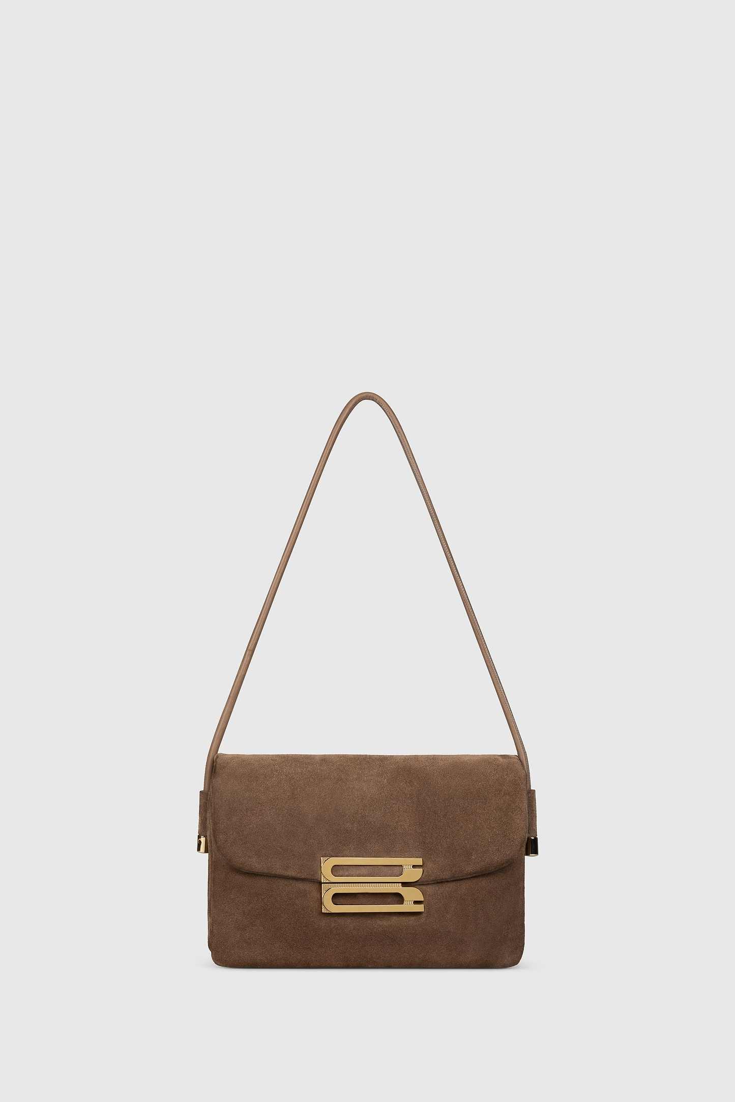 Soft Dorian Bag Dark Taupe Suede