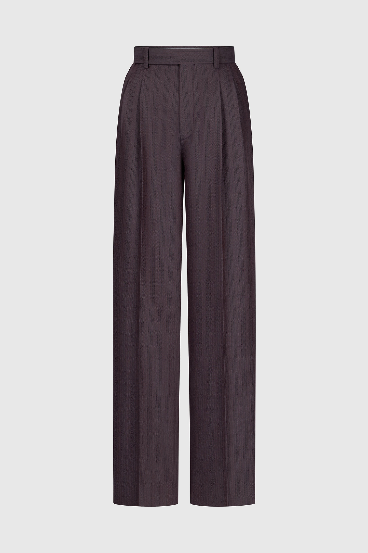 Straight Leg Trouser In Purple