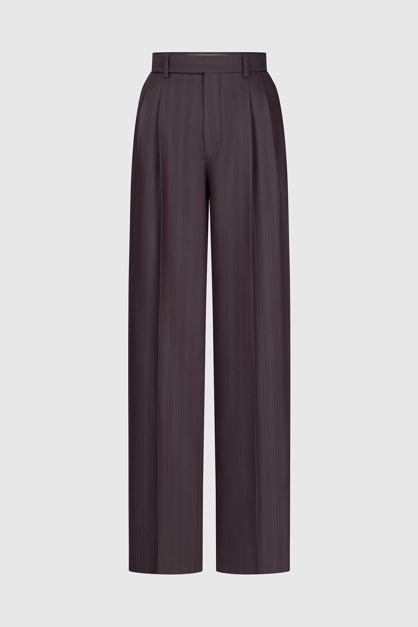 Straight Leg Trouser In Purple