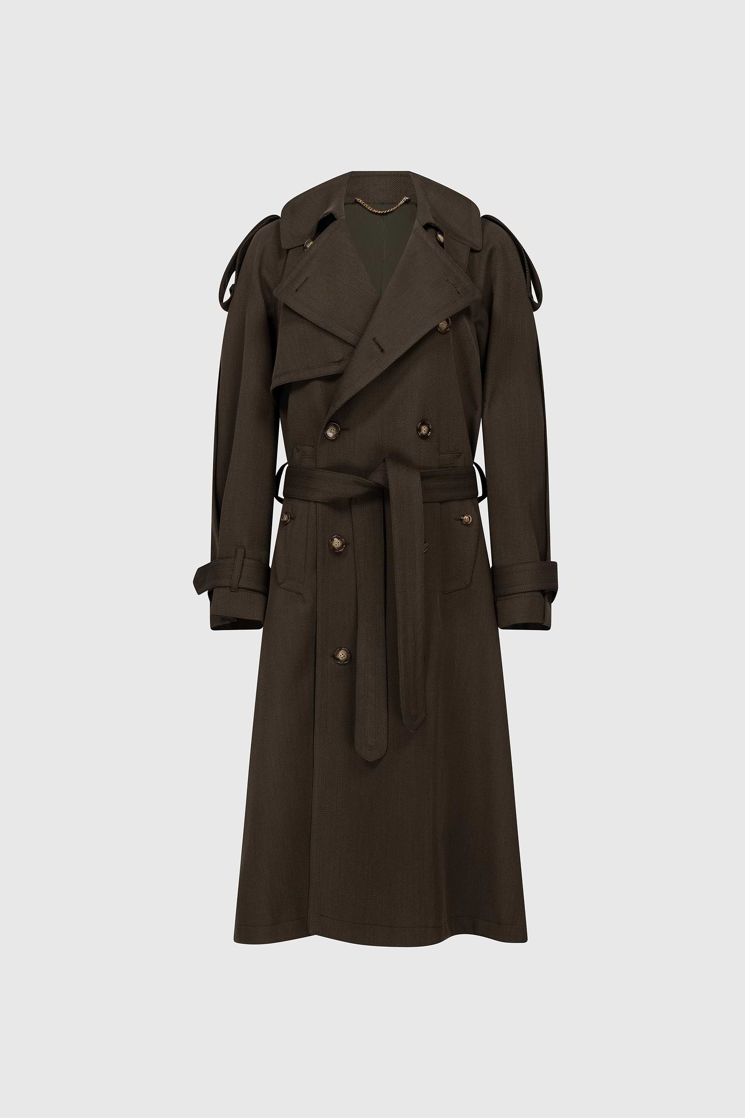 Esmee Trench Coat In Green