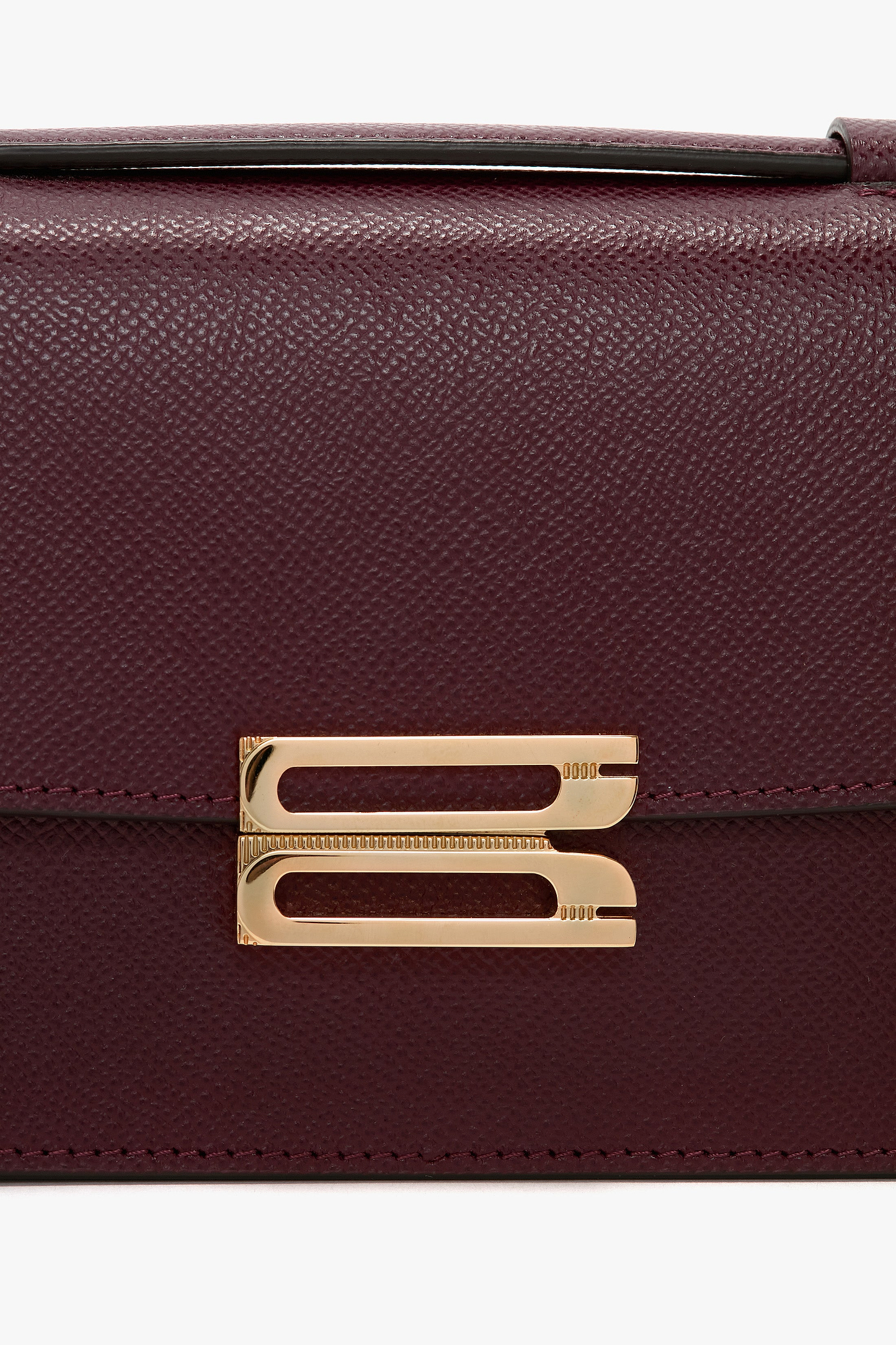 Dorian Bag Small Burgundy Grainy Calf Leather