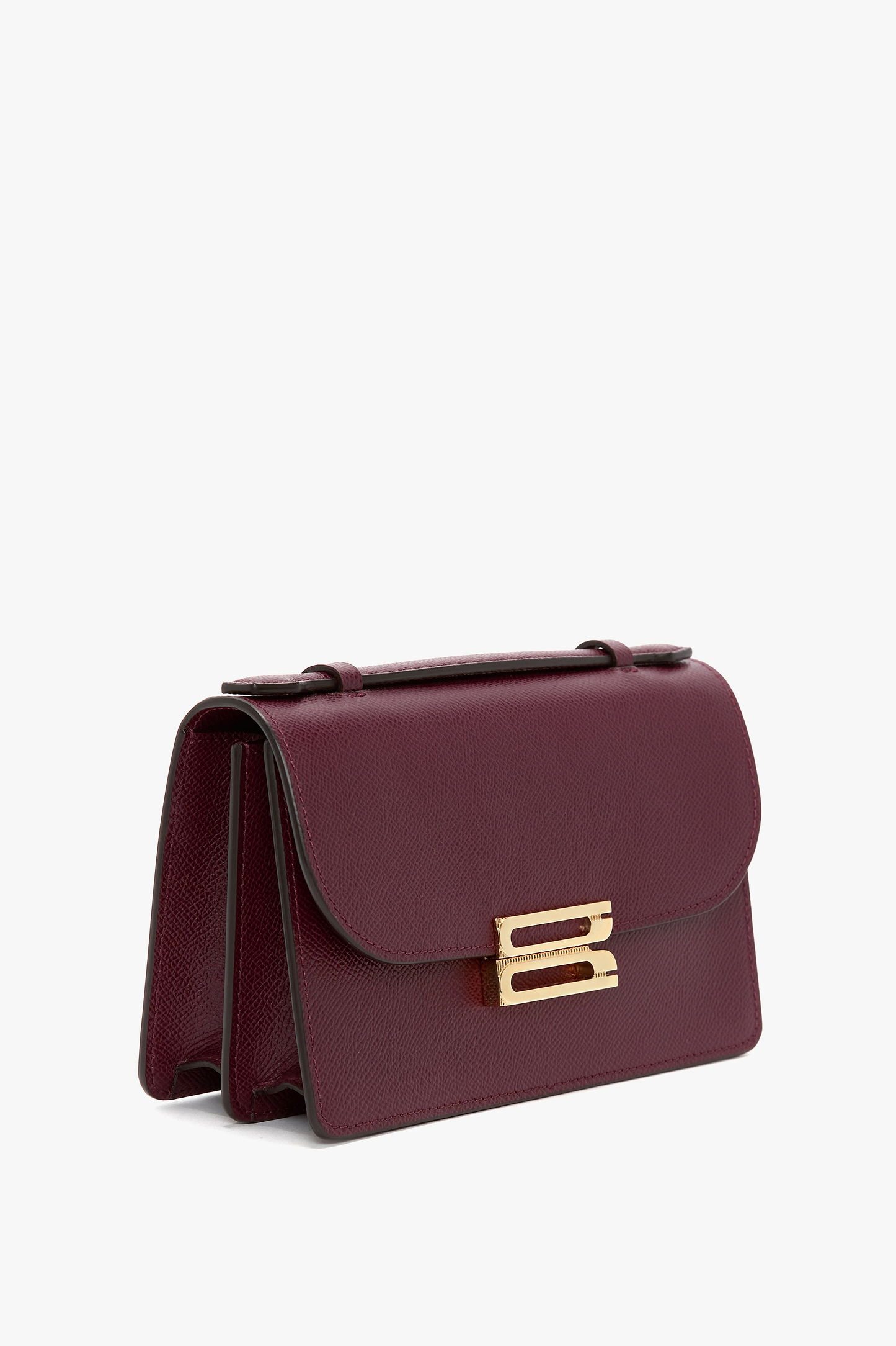Dorian Bag Small Burgundy Grainy Calf Leather