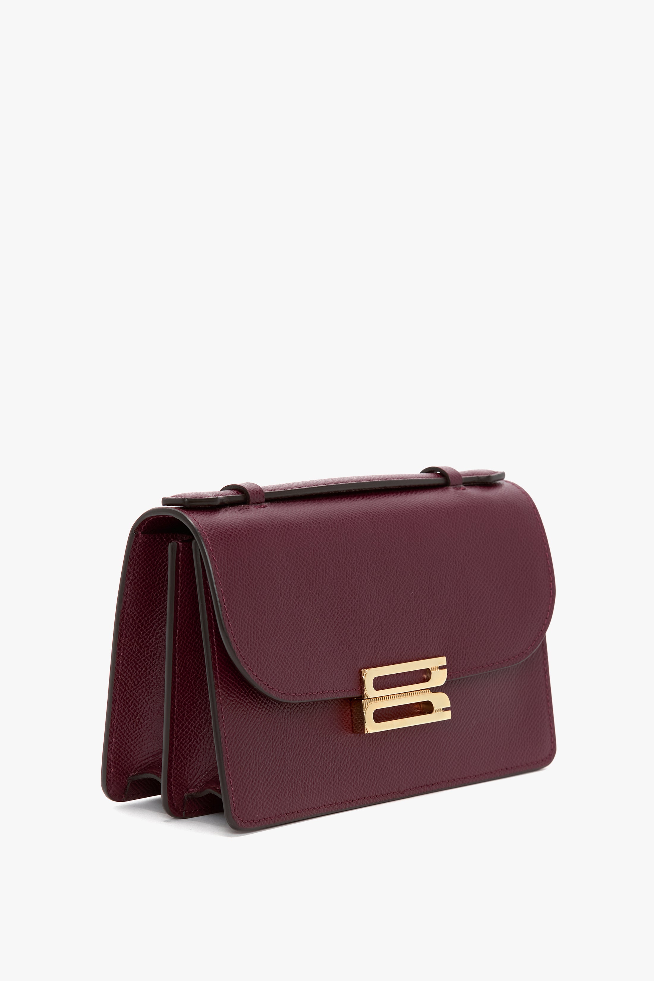 Dorian Bag Small Burgundy Grainy Calf Leather