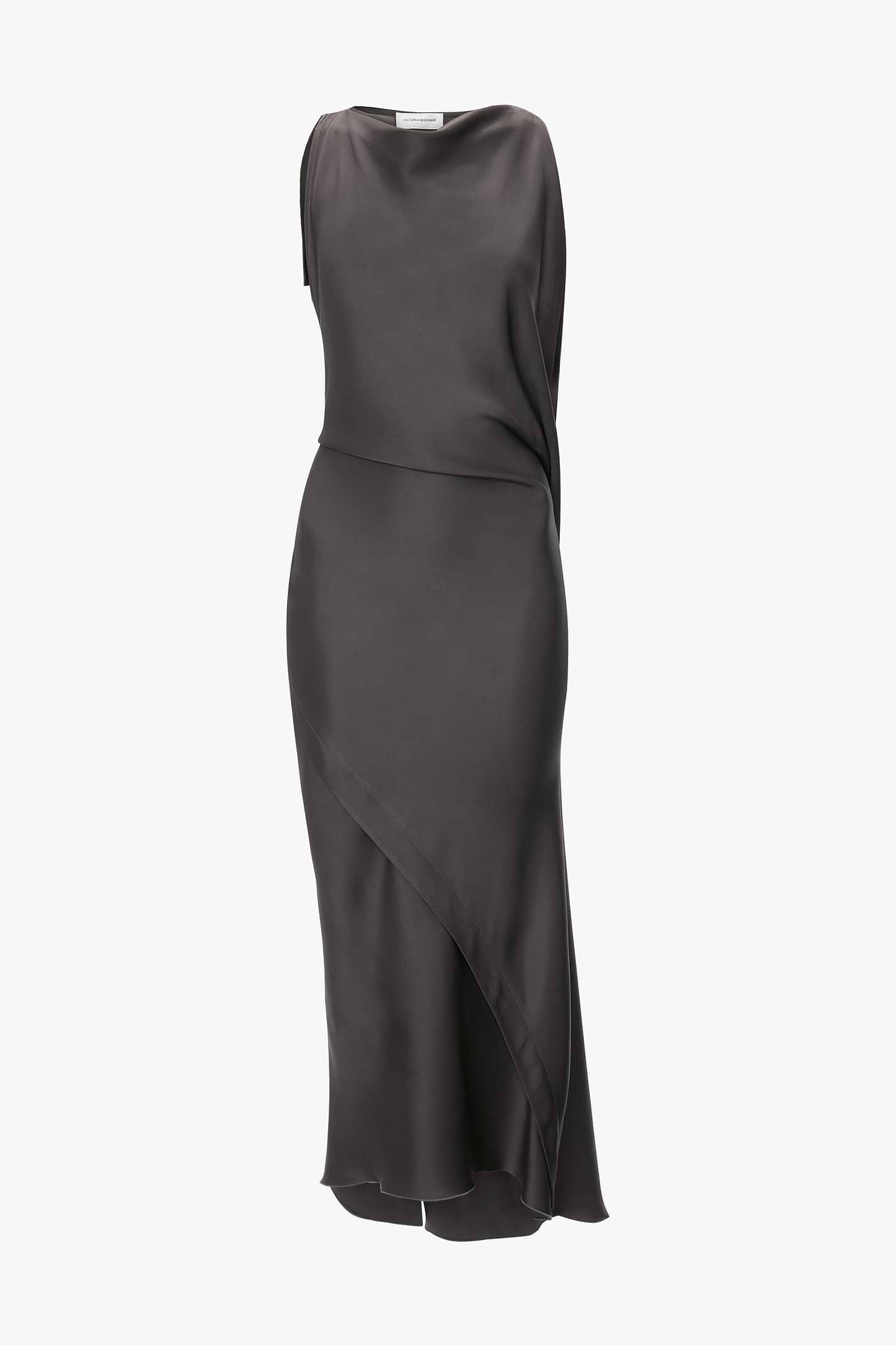 Kyra Midi Dress In Grey