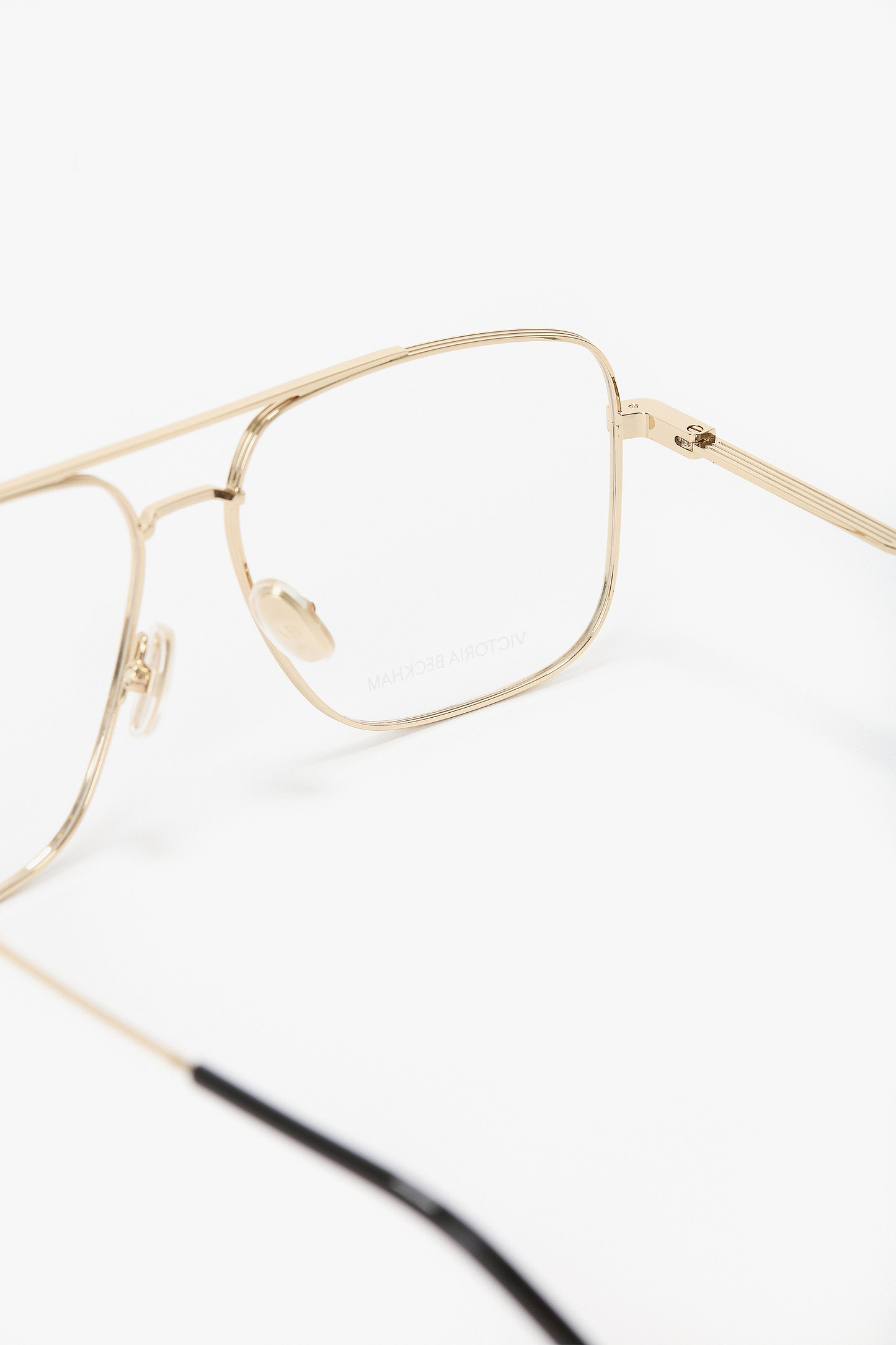 Fine Double Bridge Optical In Gold