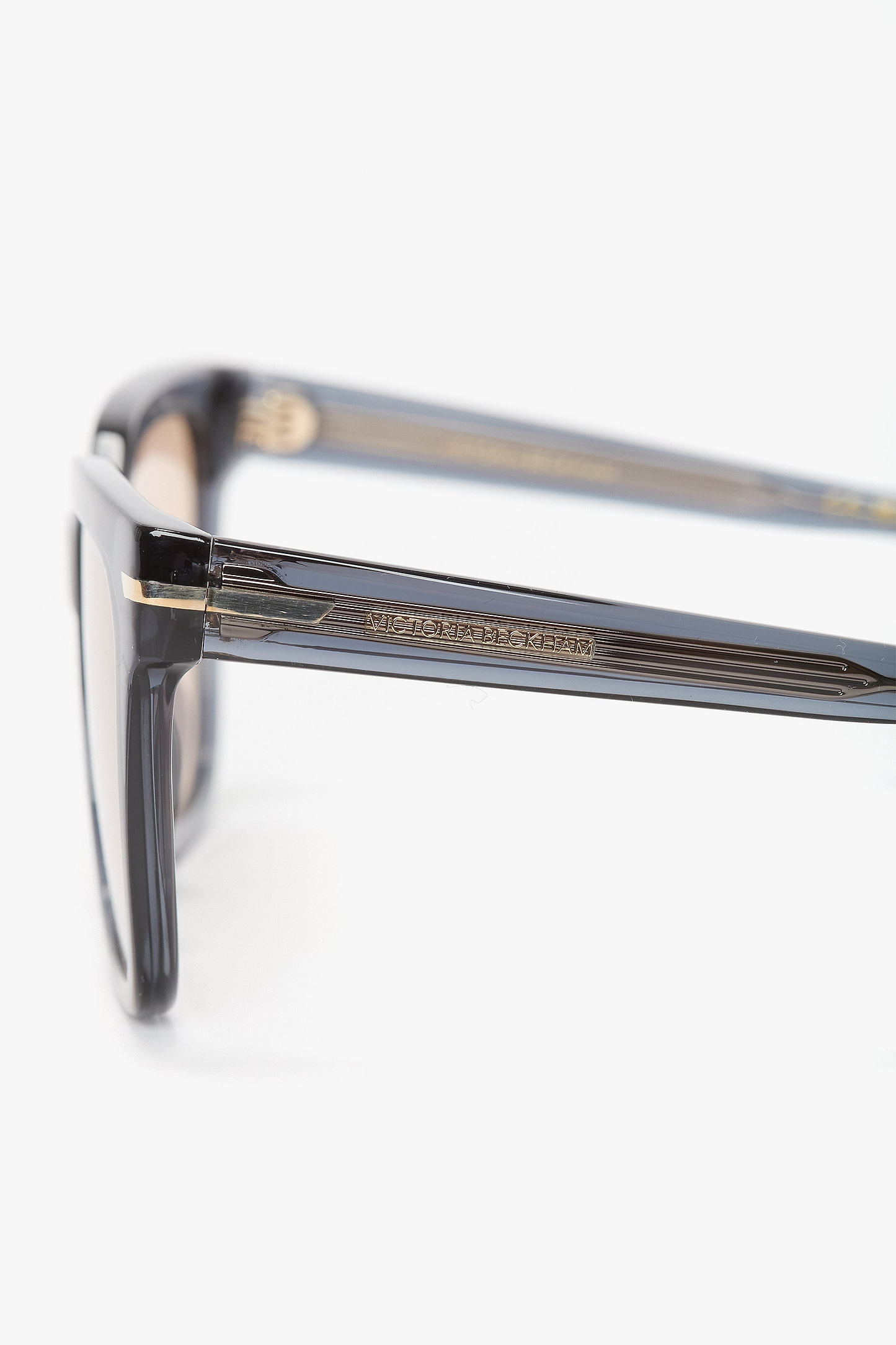 Oversized Acetate Sunglasses In Transparent Blue