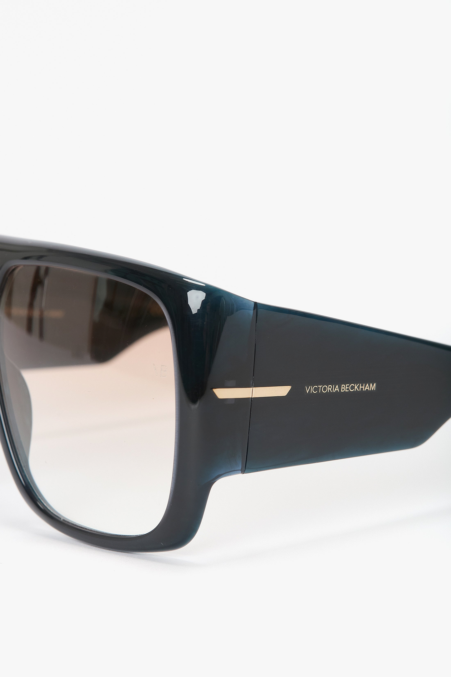 Oversized Soft Square Acetate Frame In Blue