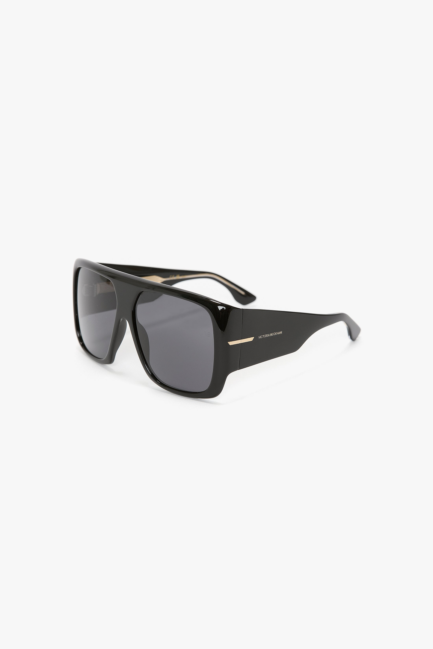 Oversized Soft Square Acetate Frame In Black