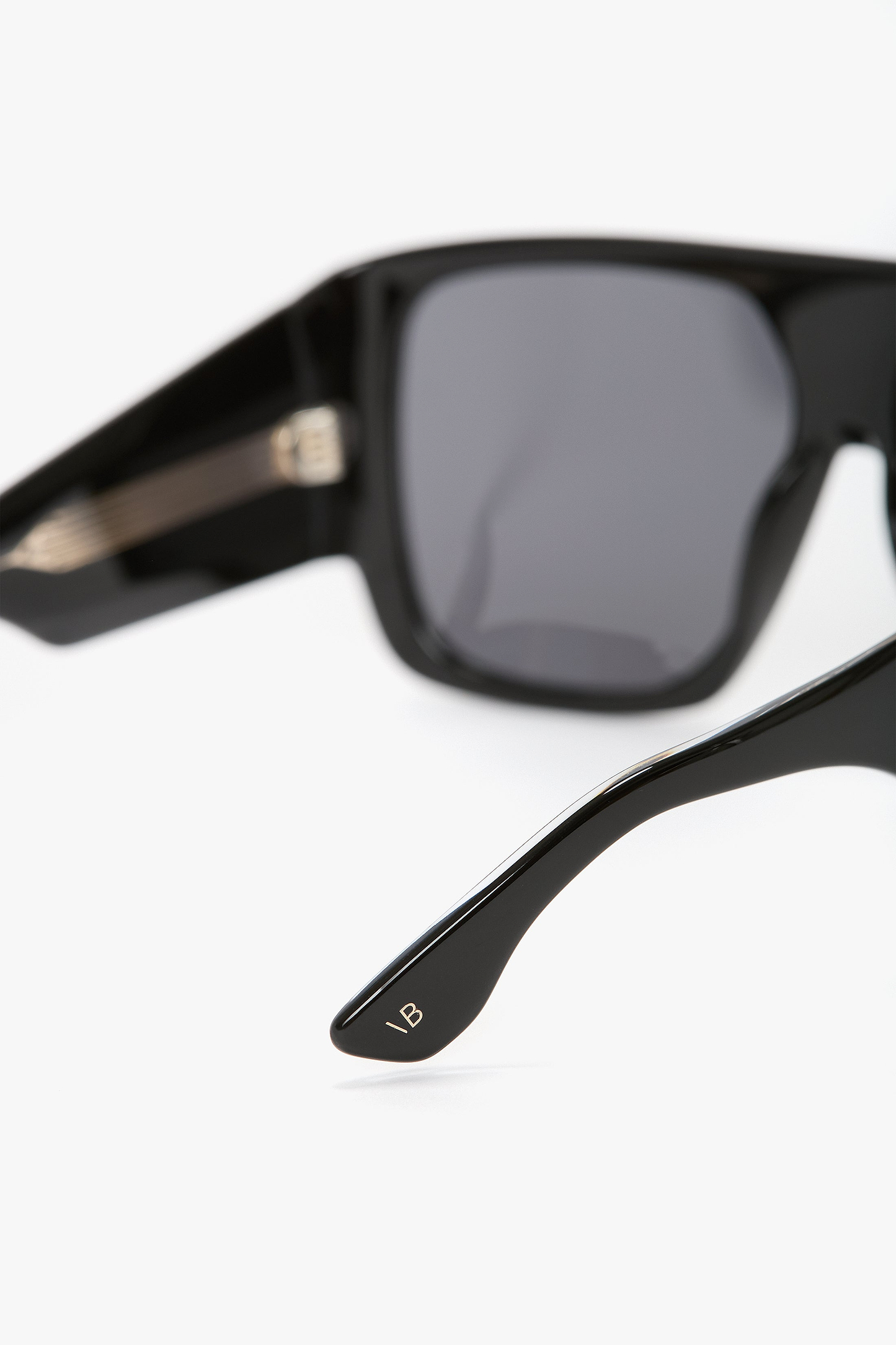 Oversized Soft Square Acetate Frame In Black