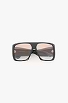 Oversized Soft Square Acetate Frame In Blue