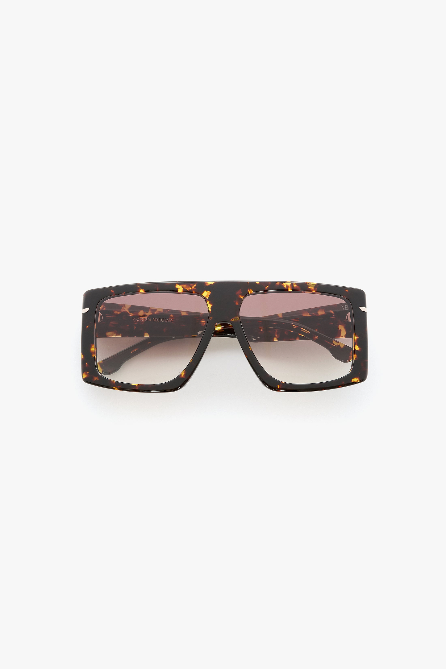 Oversized Flat Top Frame In Havana