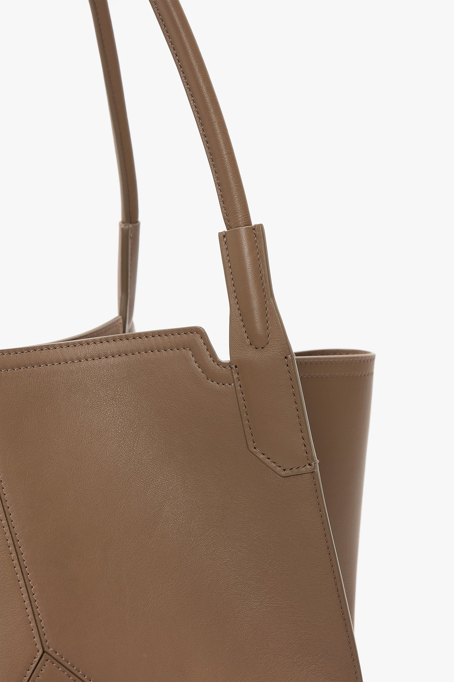 Victoria Tote Grey Soft Calf Leather