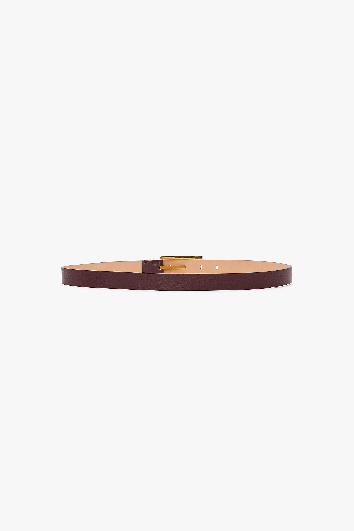 Dorian Pin-Buckle Belt 25mm Burgundy Shiny Calf Leather