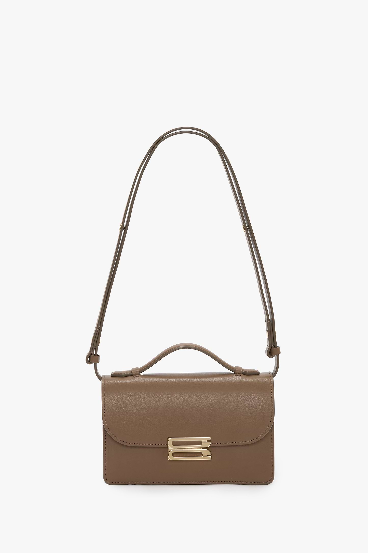 Dorian Bag Small Grey Shiny Calf Leather