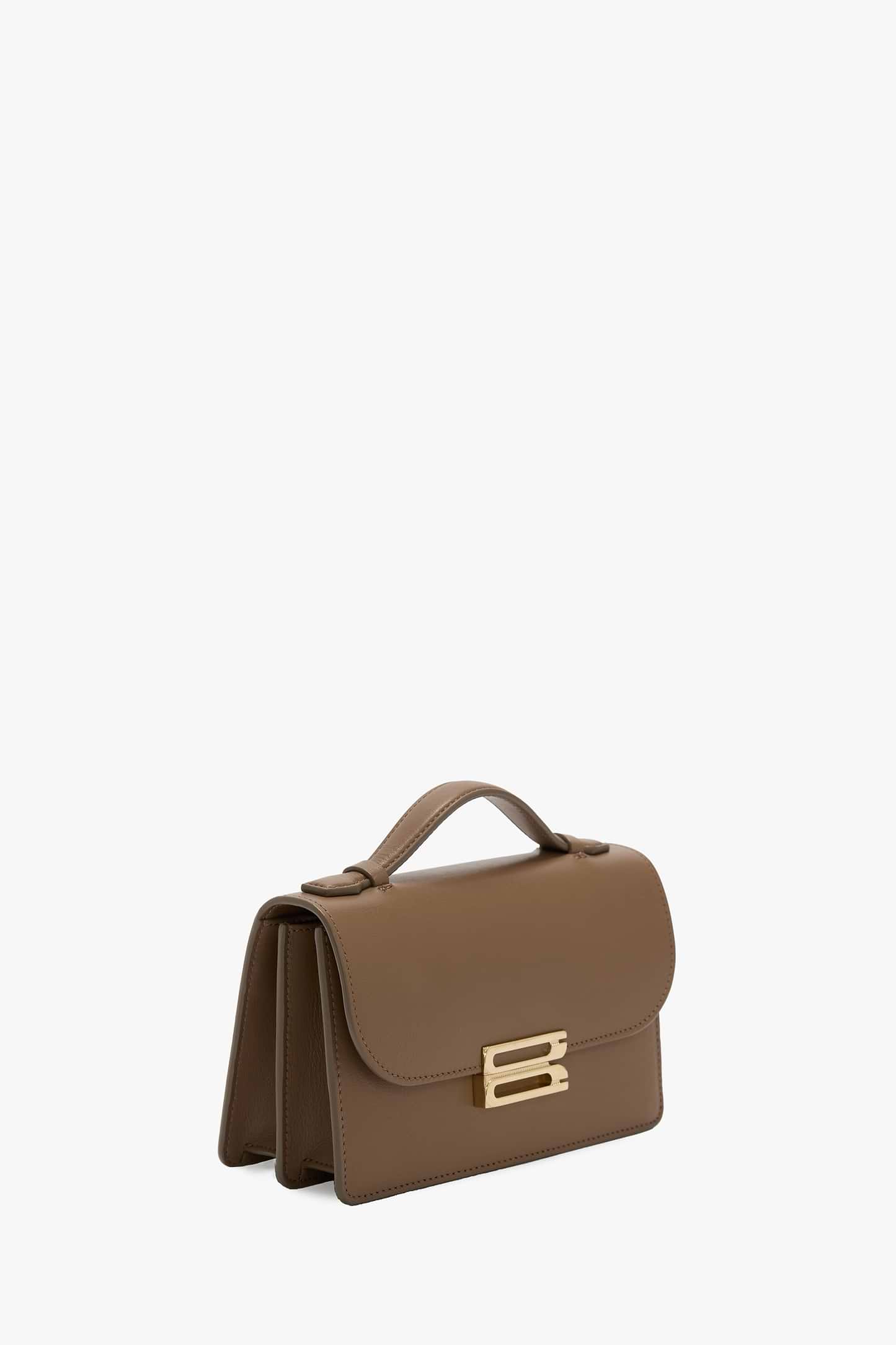 Dorian Bag Small Grey Shiny Calf Leather