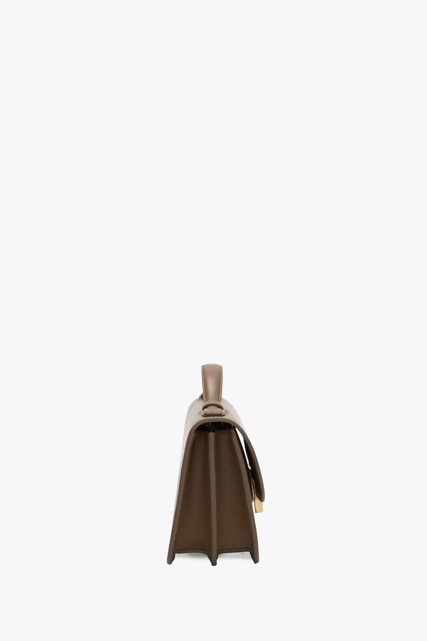 Dorian Bag Small Grey Shiny Calf Leather