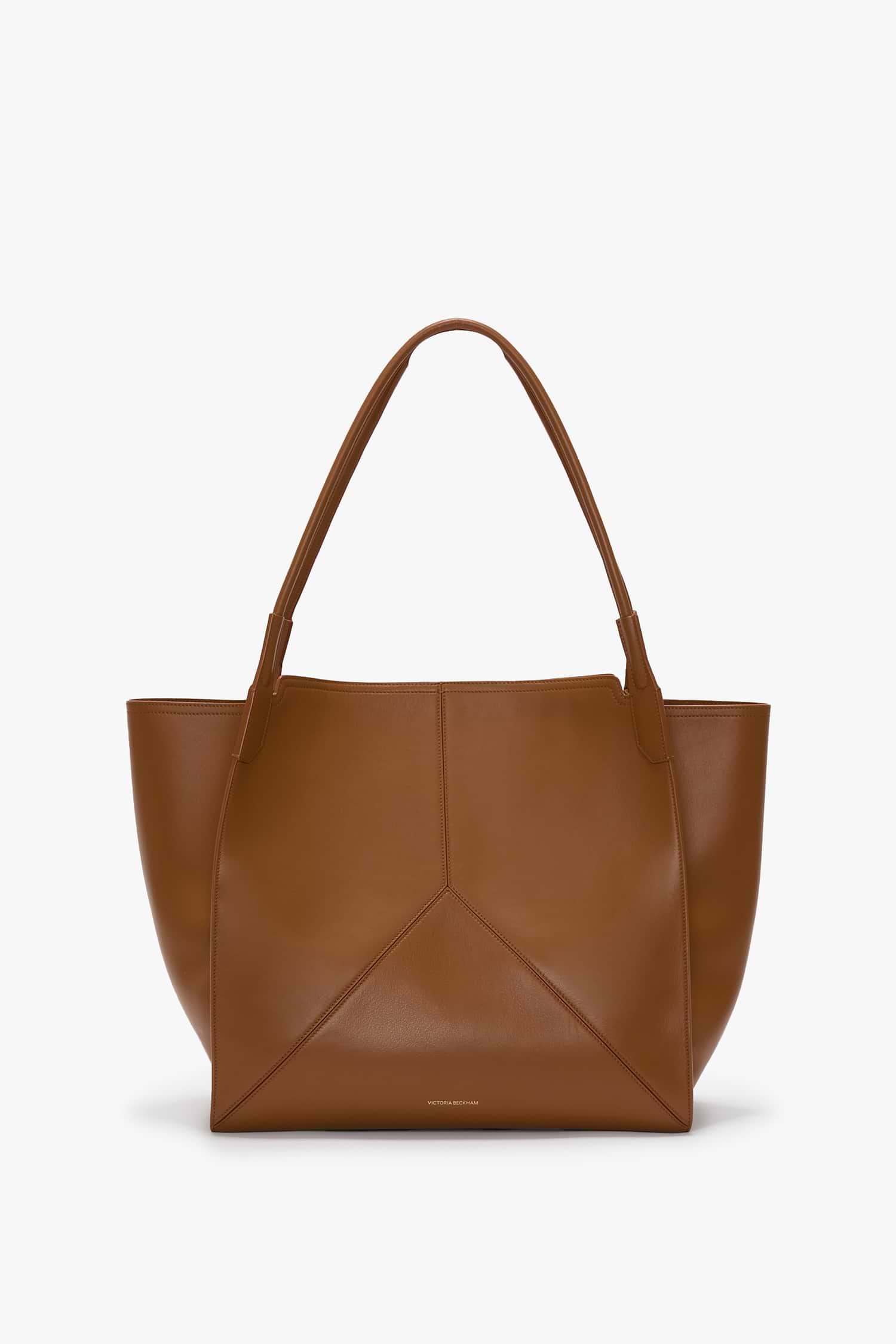 Victoria Tote Large Tan Soft Calf Leather