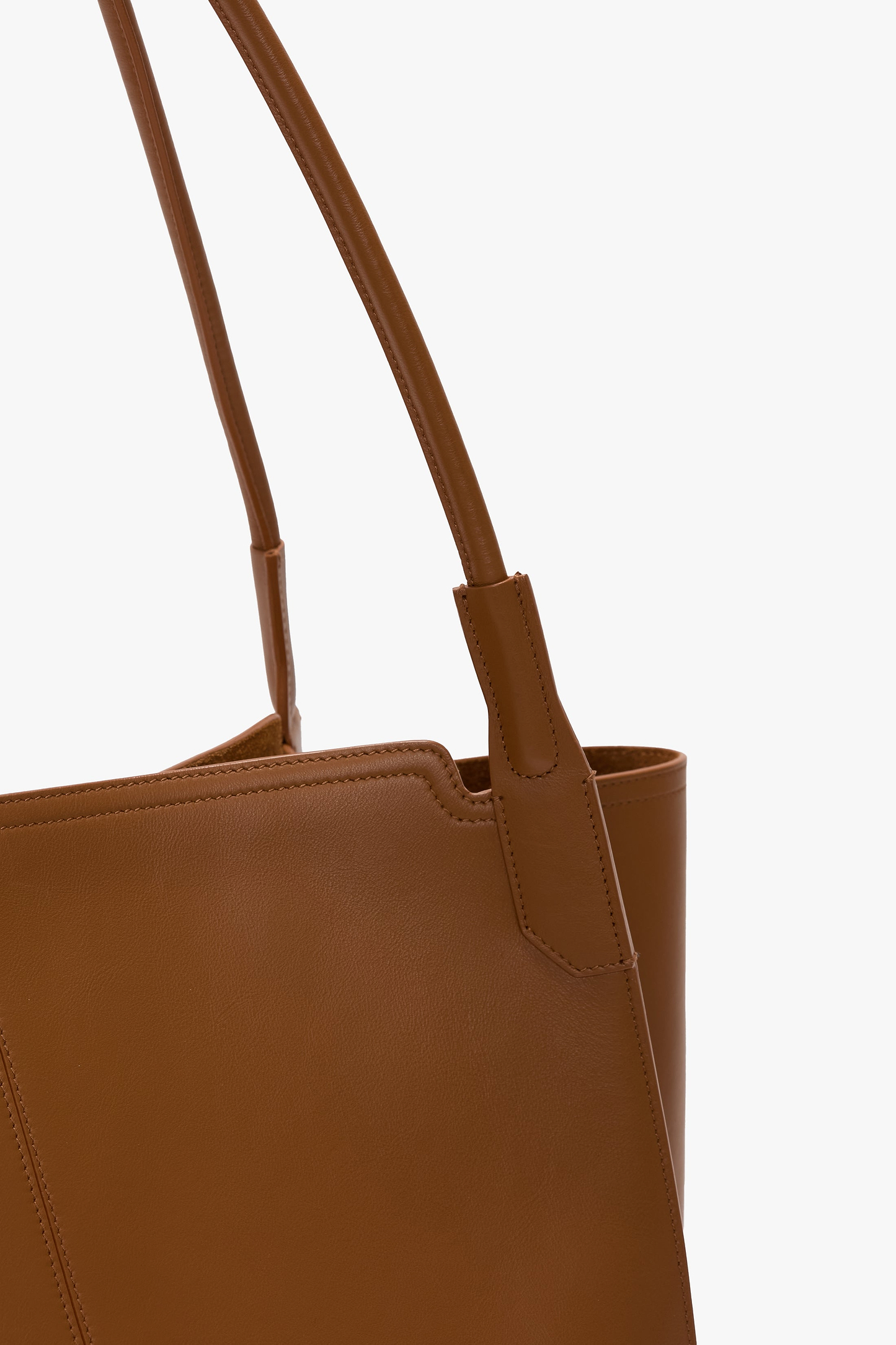 Victoria Tote Large Tan Soft Calf Leather