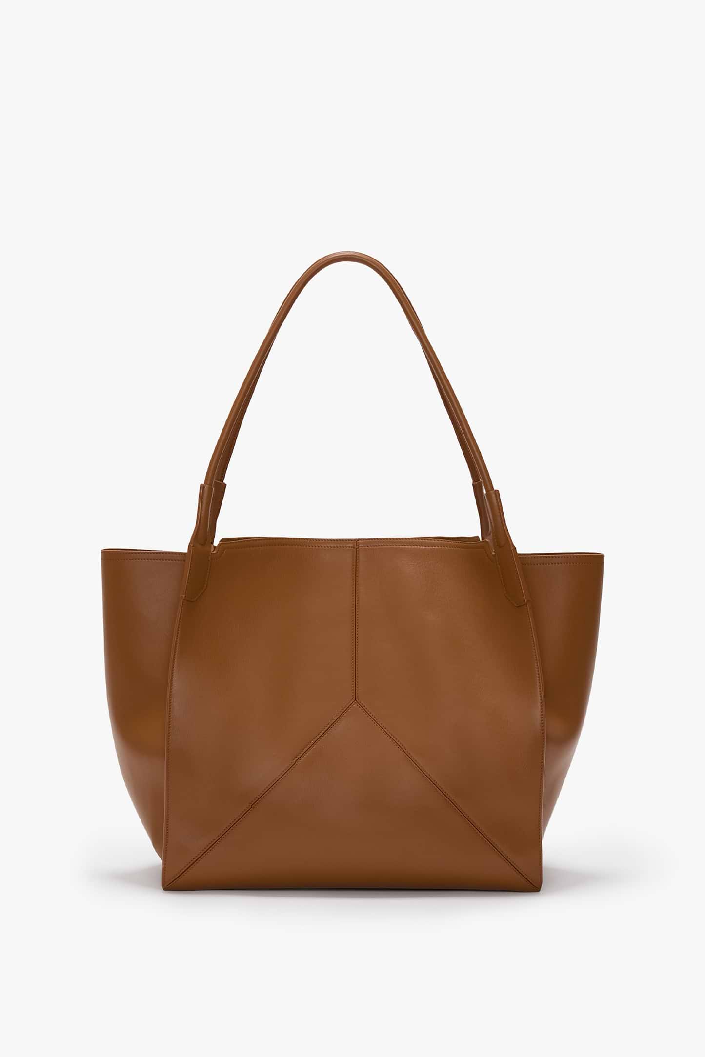 Victoria Tote Large Tan Soft Calf Leather