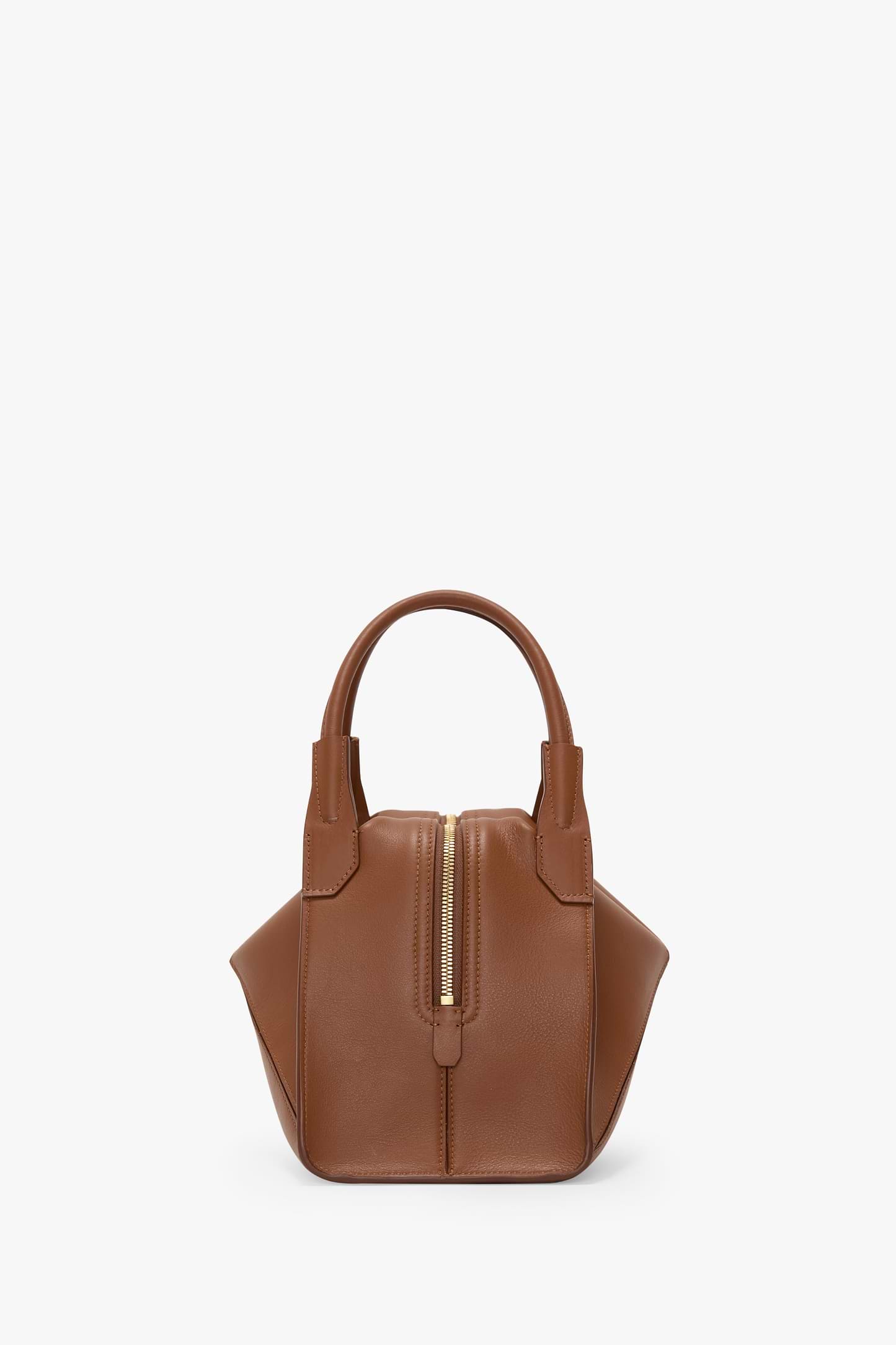 Victoria Plié Bag Tan Soft Calf Leather
