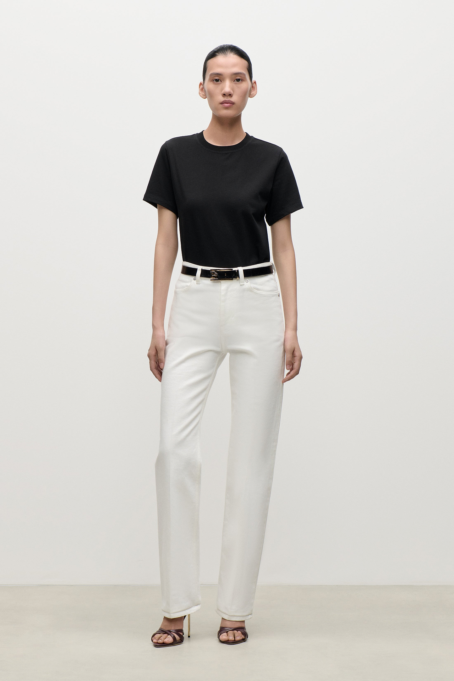 Berenice Stretch Jean In White