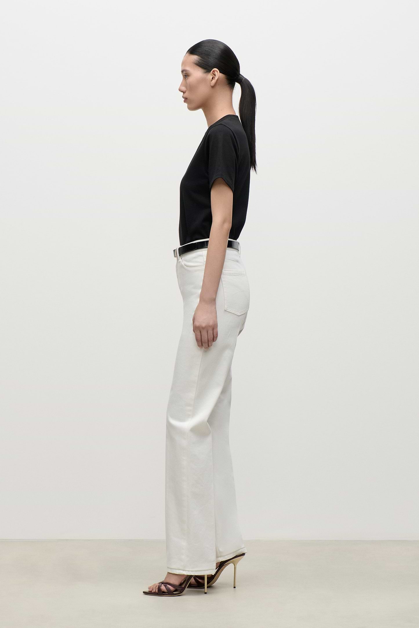 Berenice Stretch Jean In White