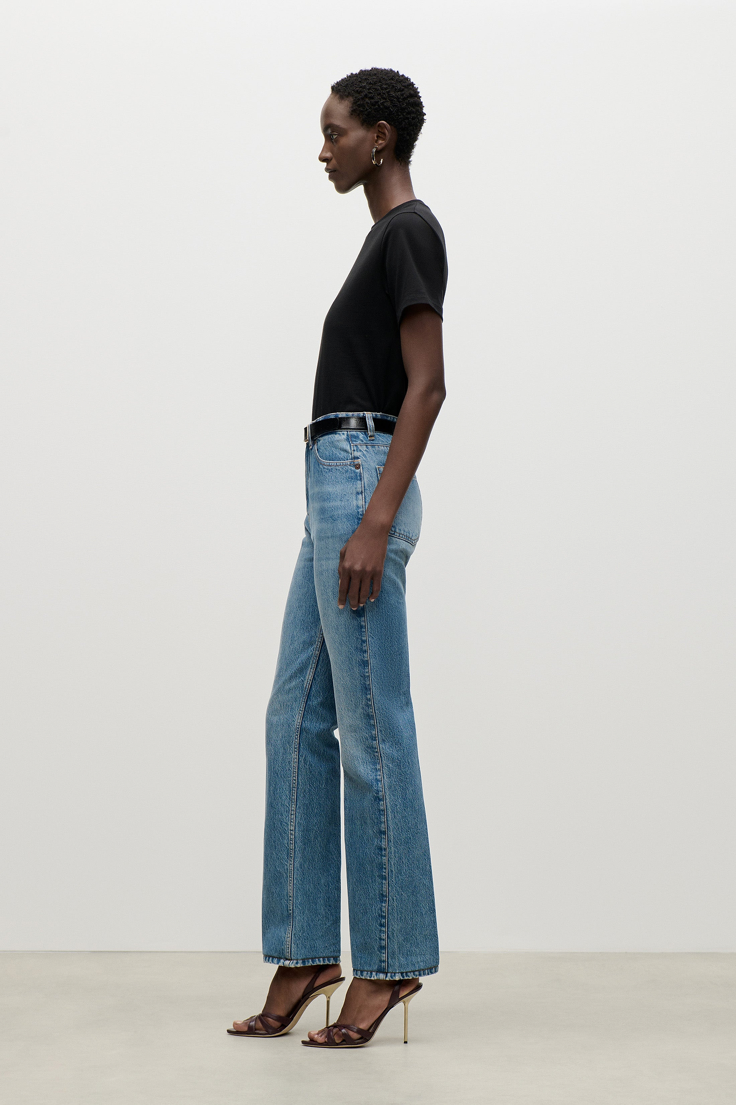 Berenice Jean In Worn Blue Wash