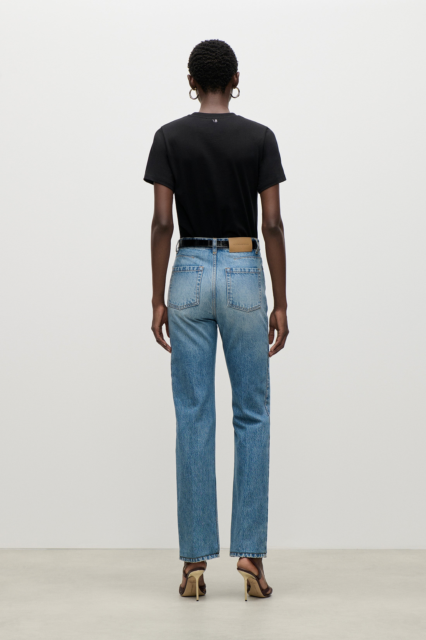 Berenice Stretch Jean In Worn Blue Wash