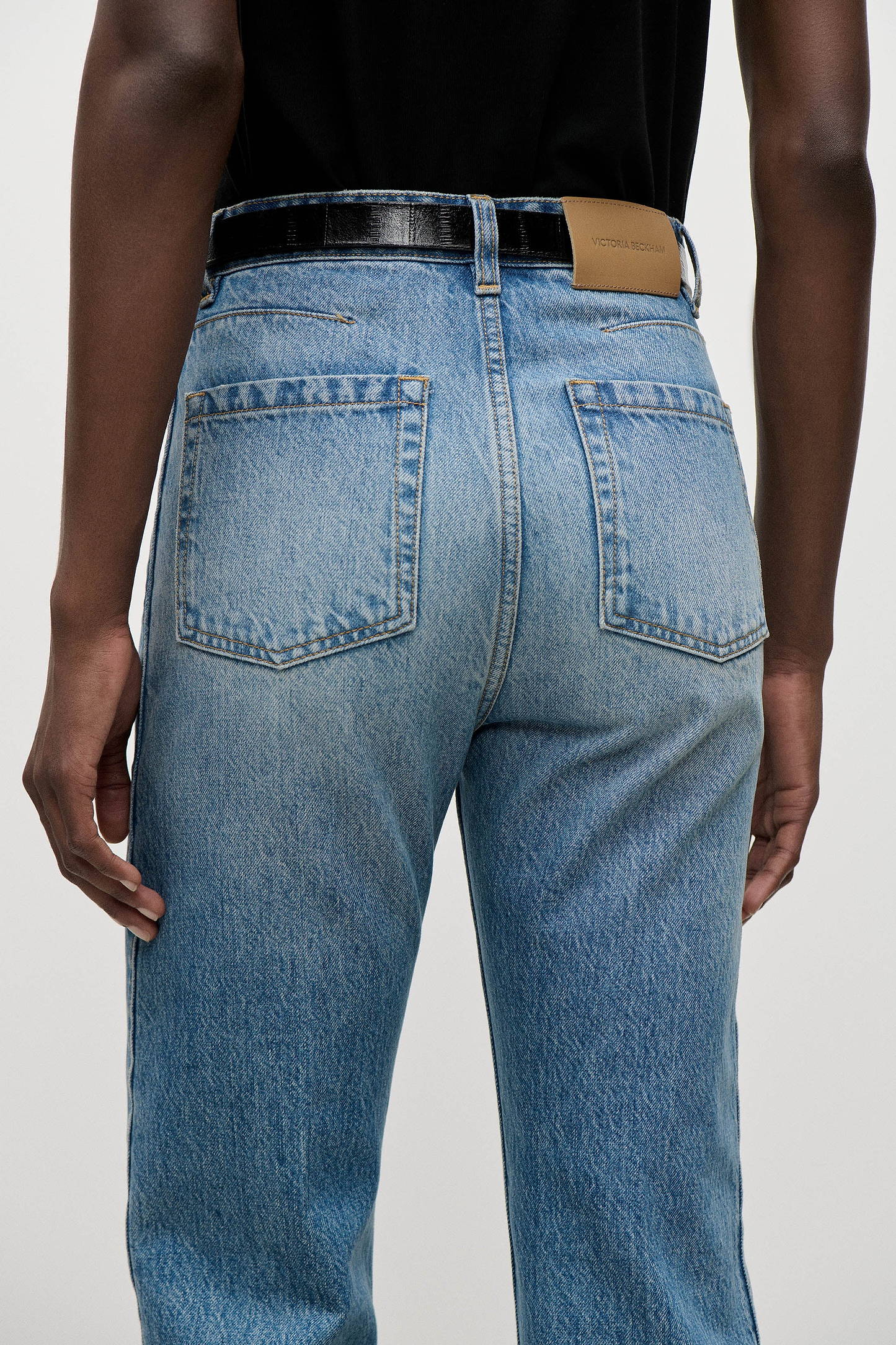 Berenice Jean In Worn Blue Wash