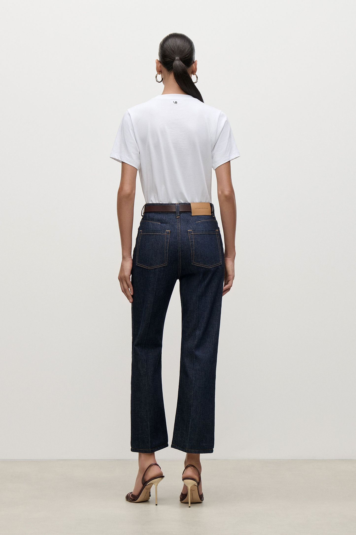Berenice Cropped Jean In Indigo Rinse