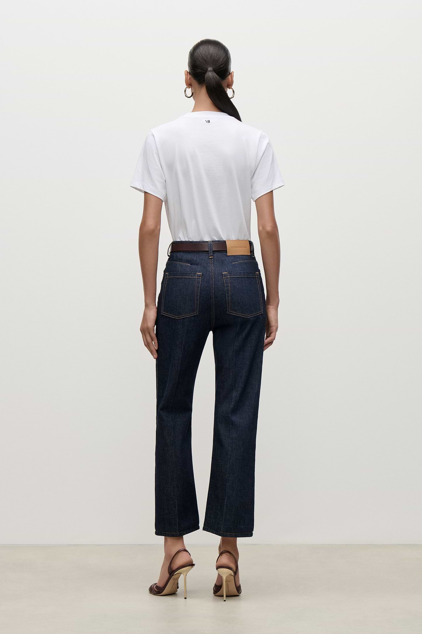 Berenice Cropped Jean In Indigo Rinse
