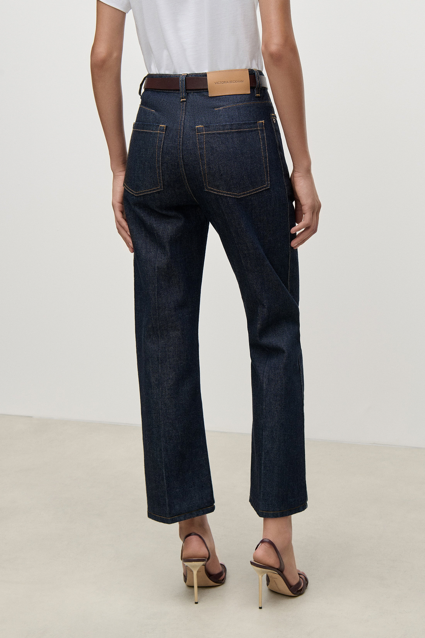Berenice Cropped Jean In Indigo Rinse