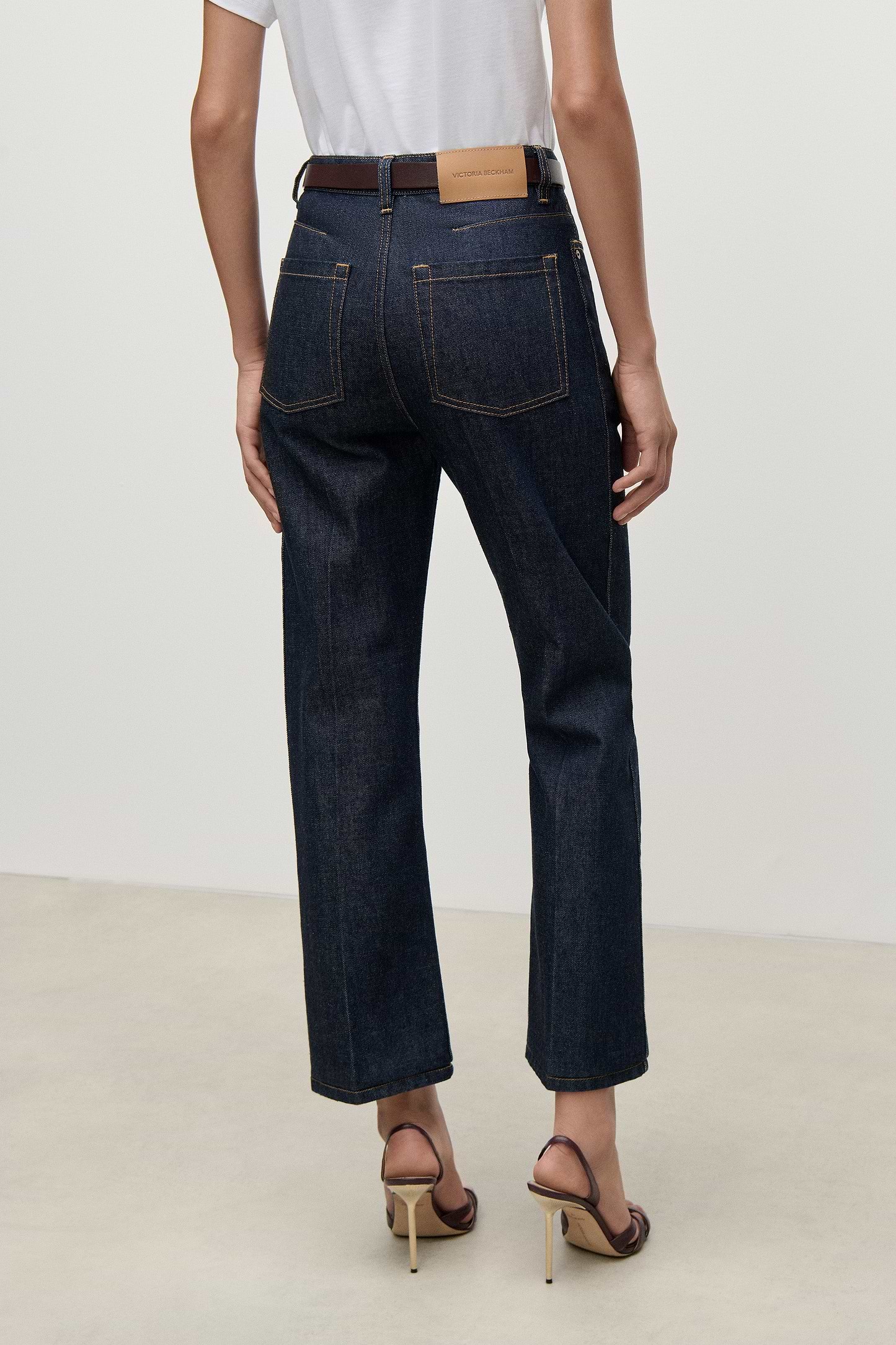Berenice Cropped Jean In Indigo Rinse