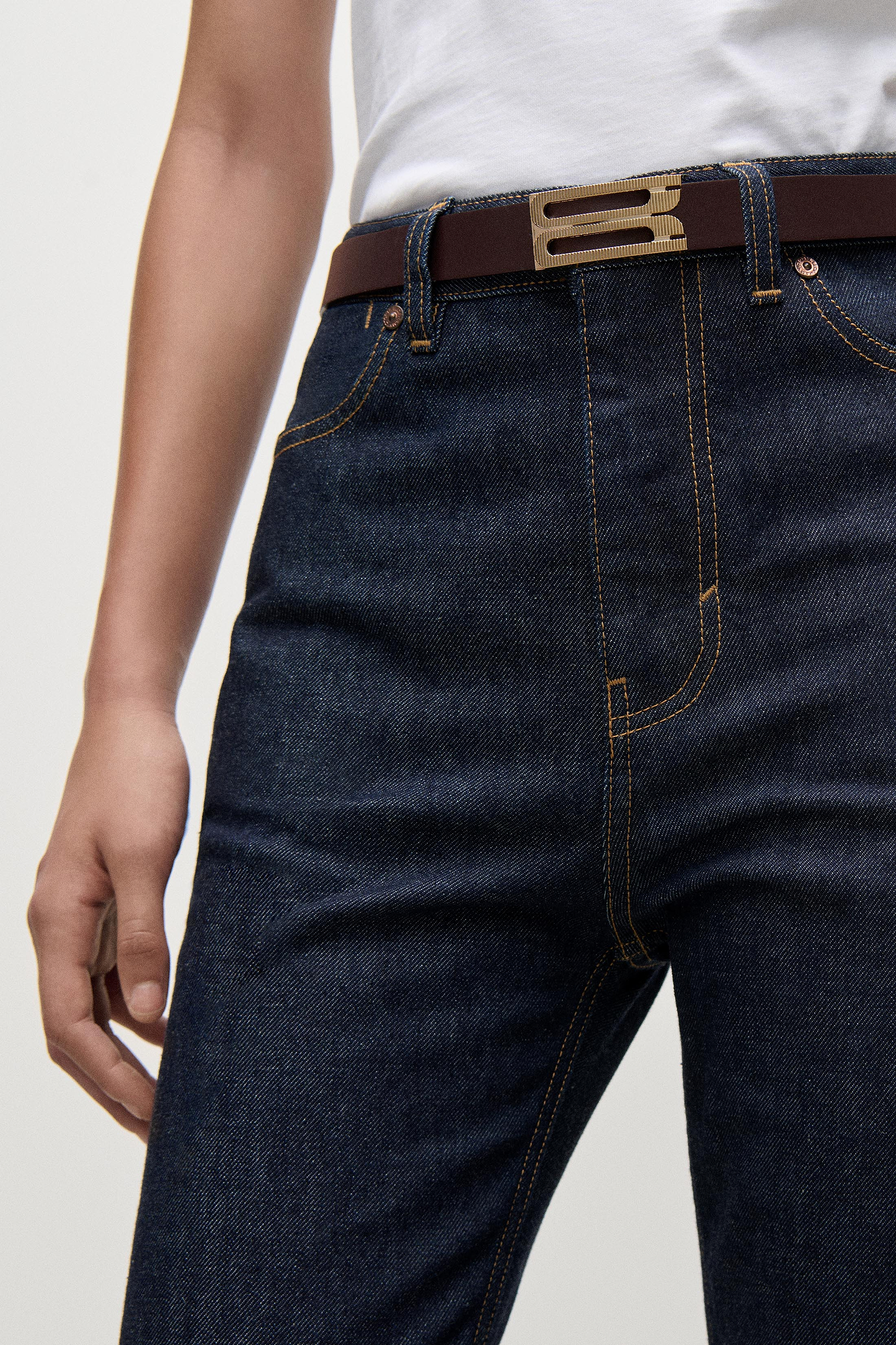 Berenice Cropped Jean In Indigo Rinse