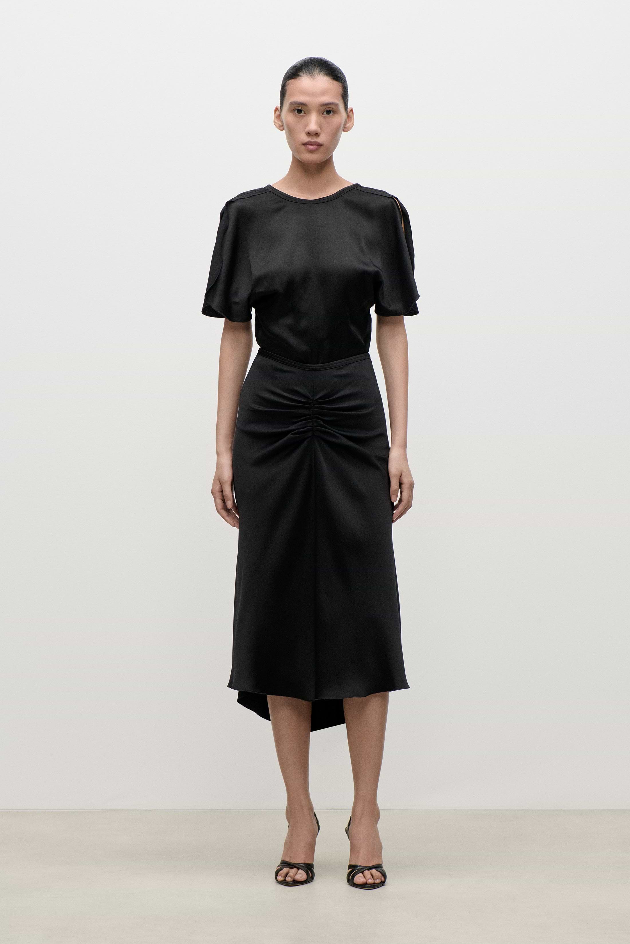Bela Midi Skirt In Black