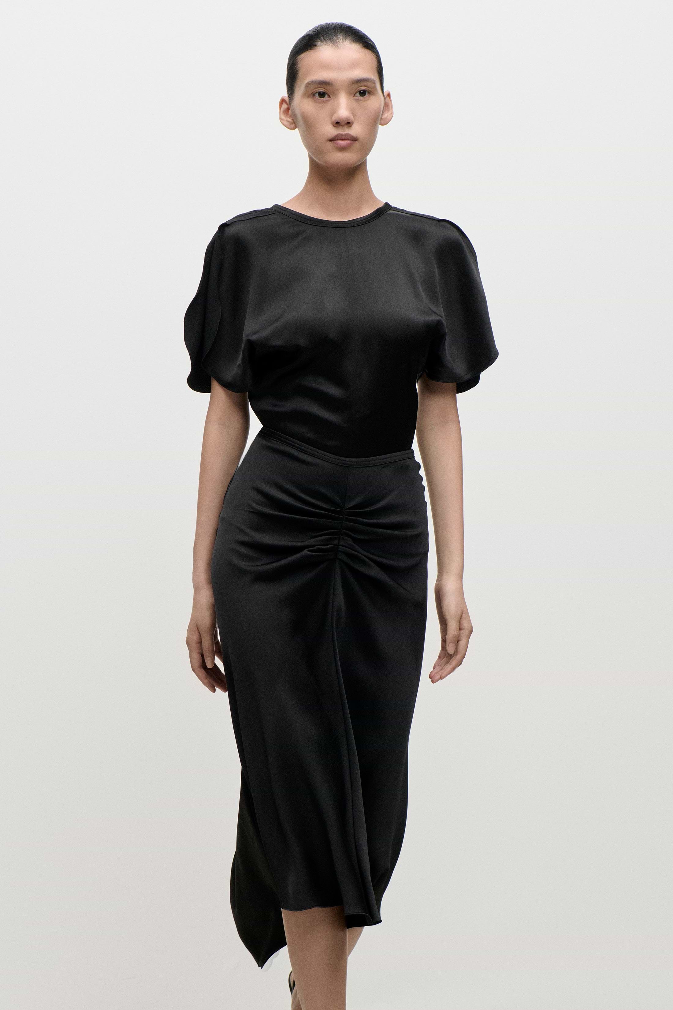 Bela Midi Skirt In Black