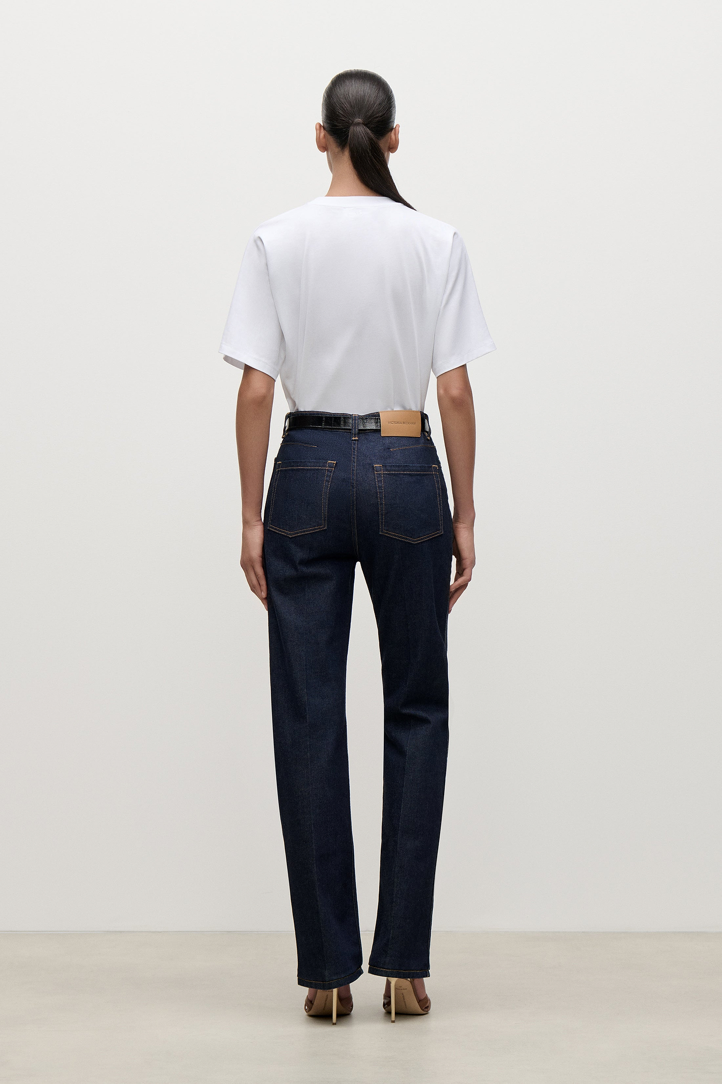 Pleated T-Shirt In White
