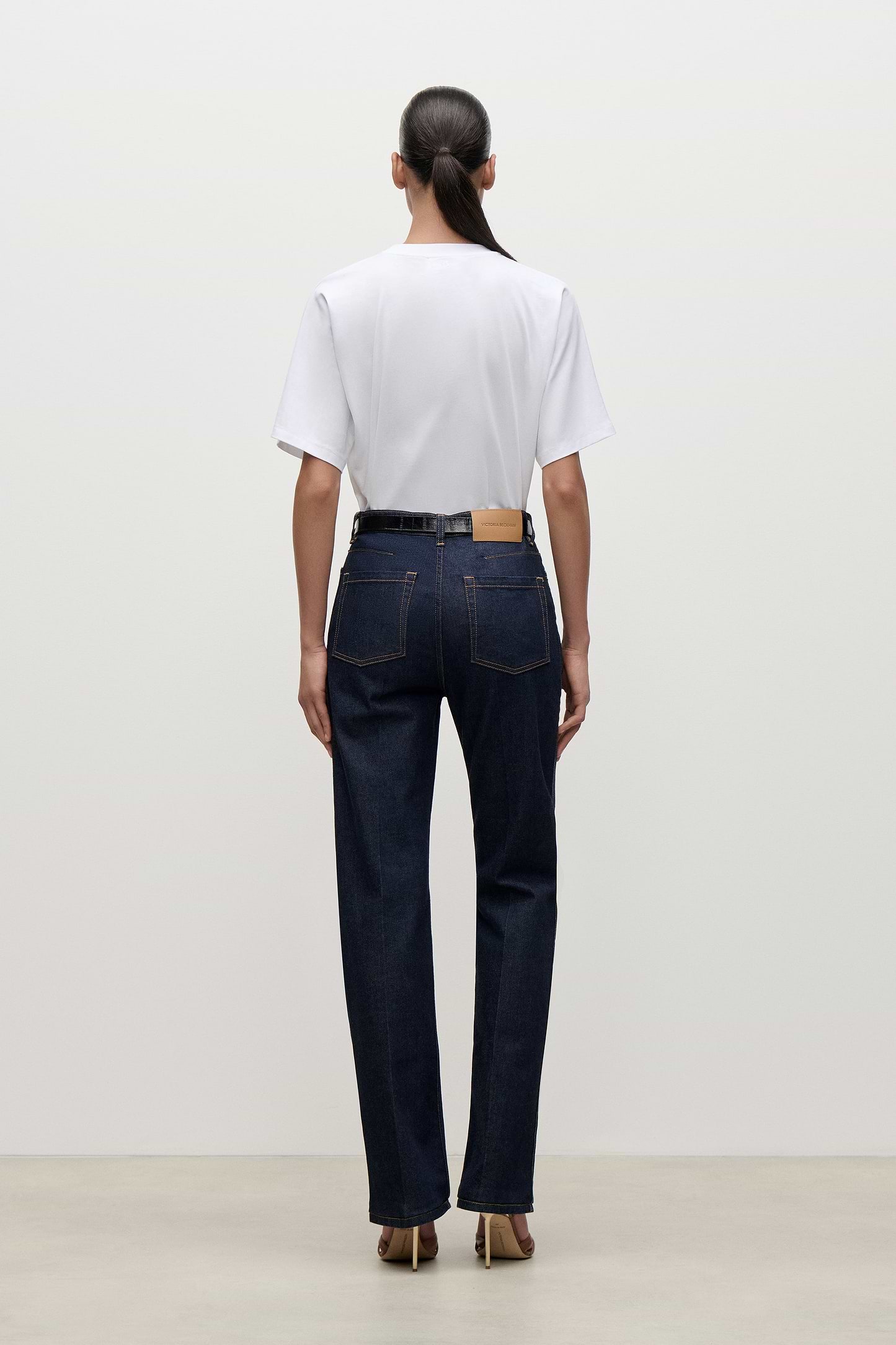 Pleated T-Shirt In White