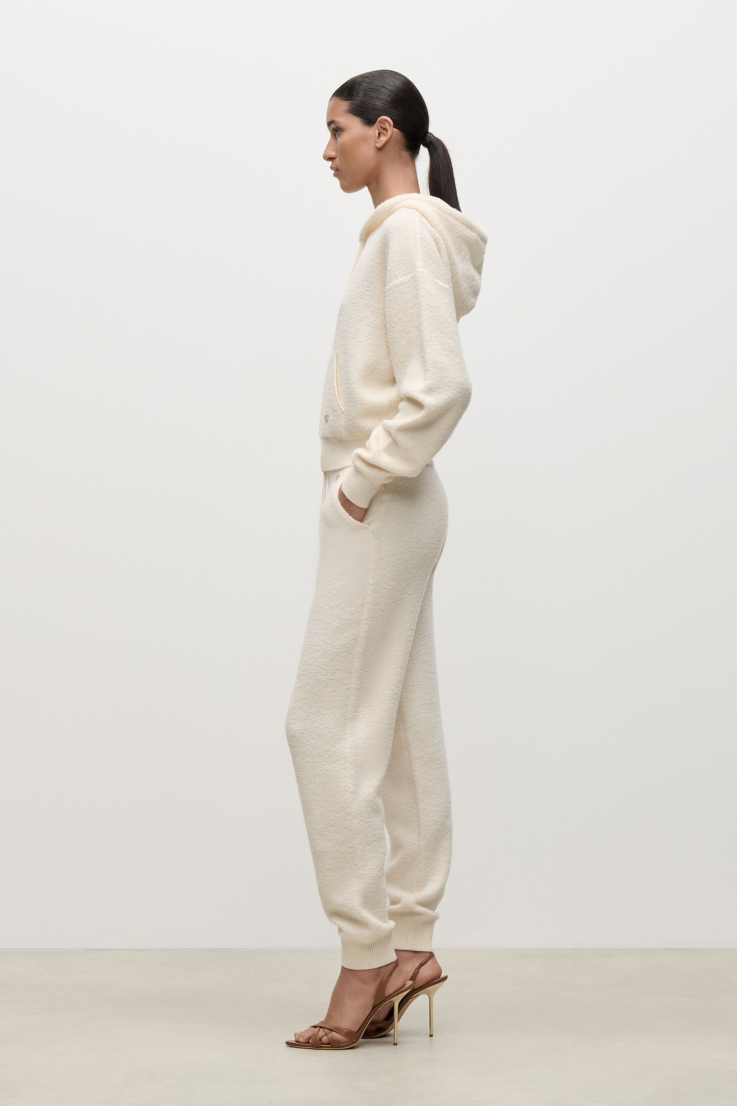 Lana Hoodie In Ivory