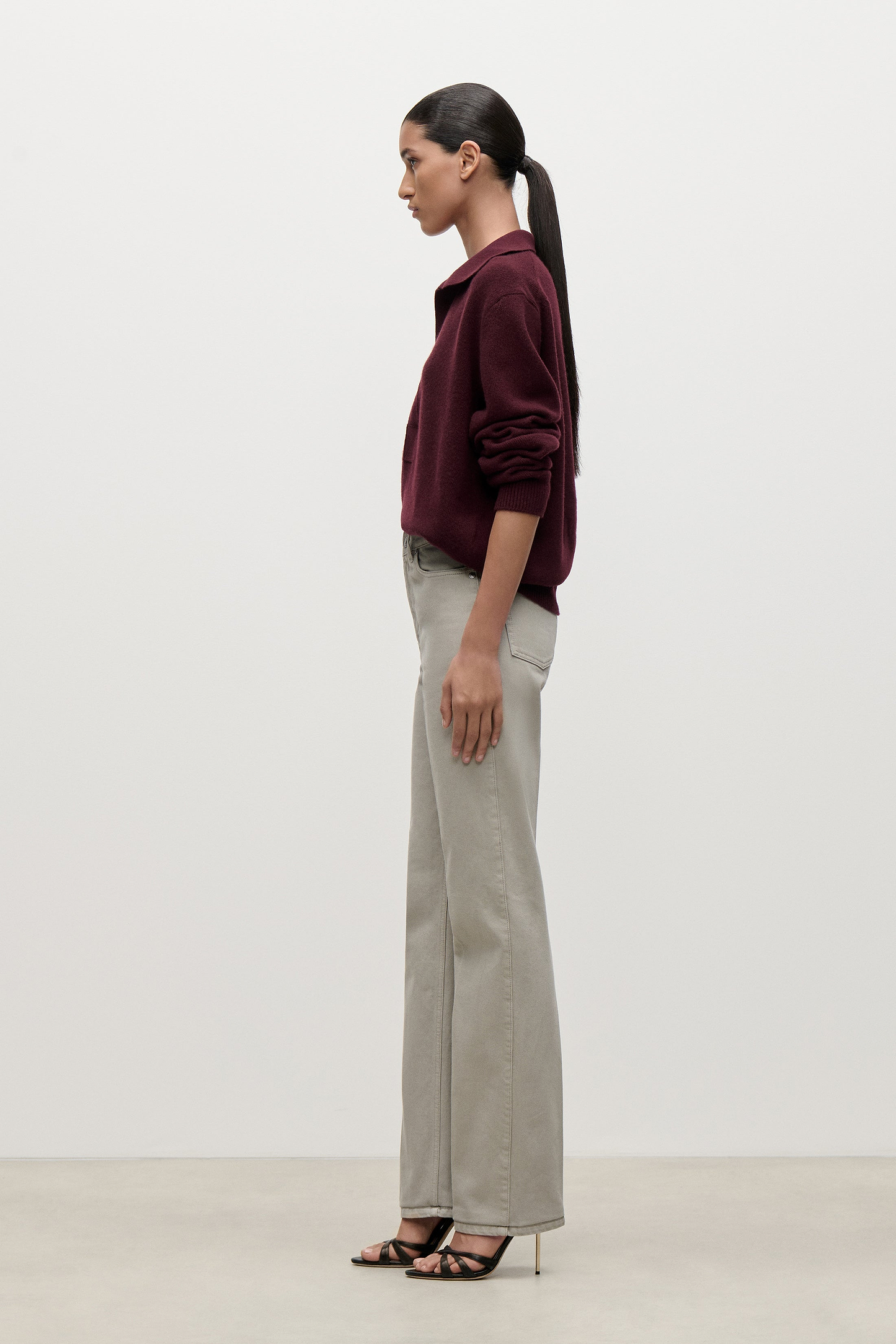 Genevieve Jumper In Burgundy