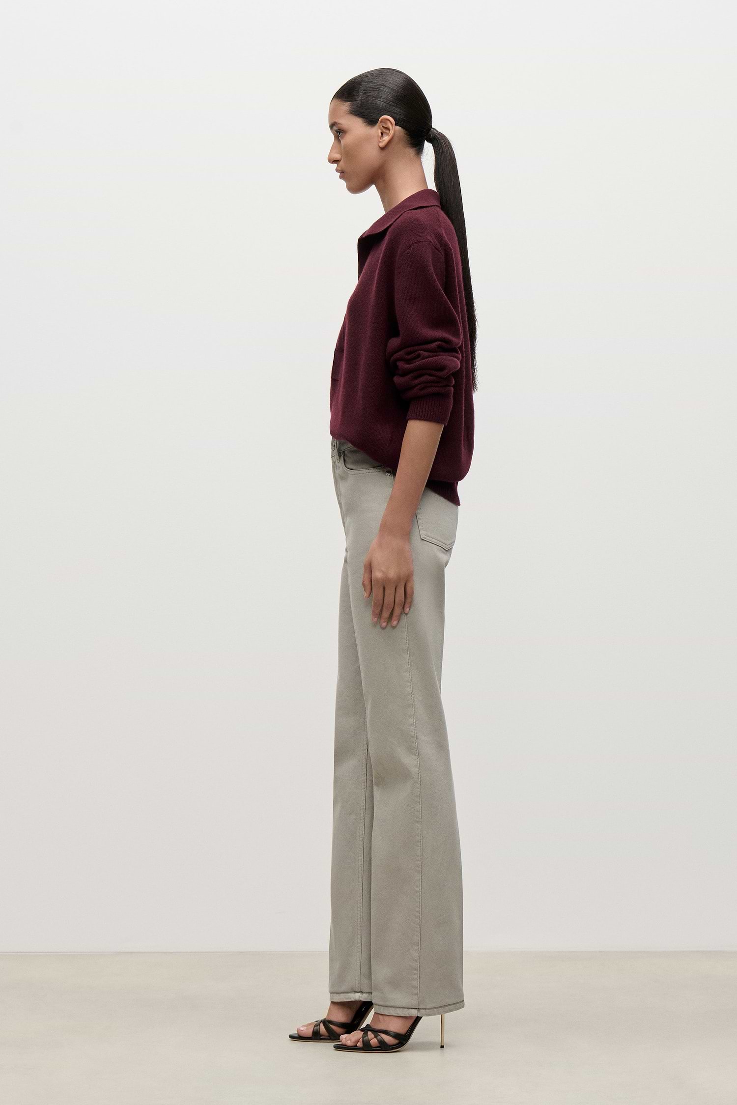 Genevieve Jumper In Burgundy