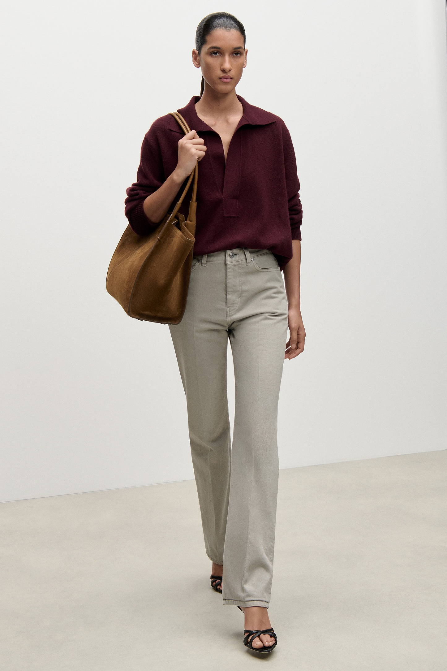 Victoria Tote Toffee Suede