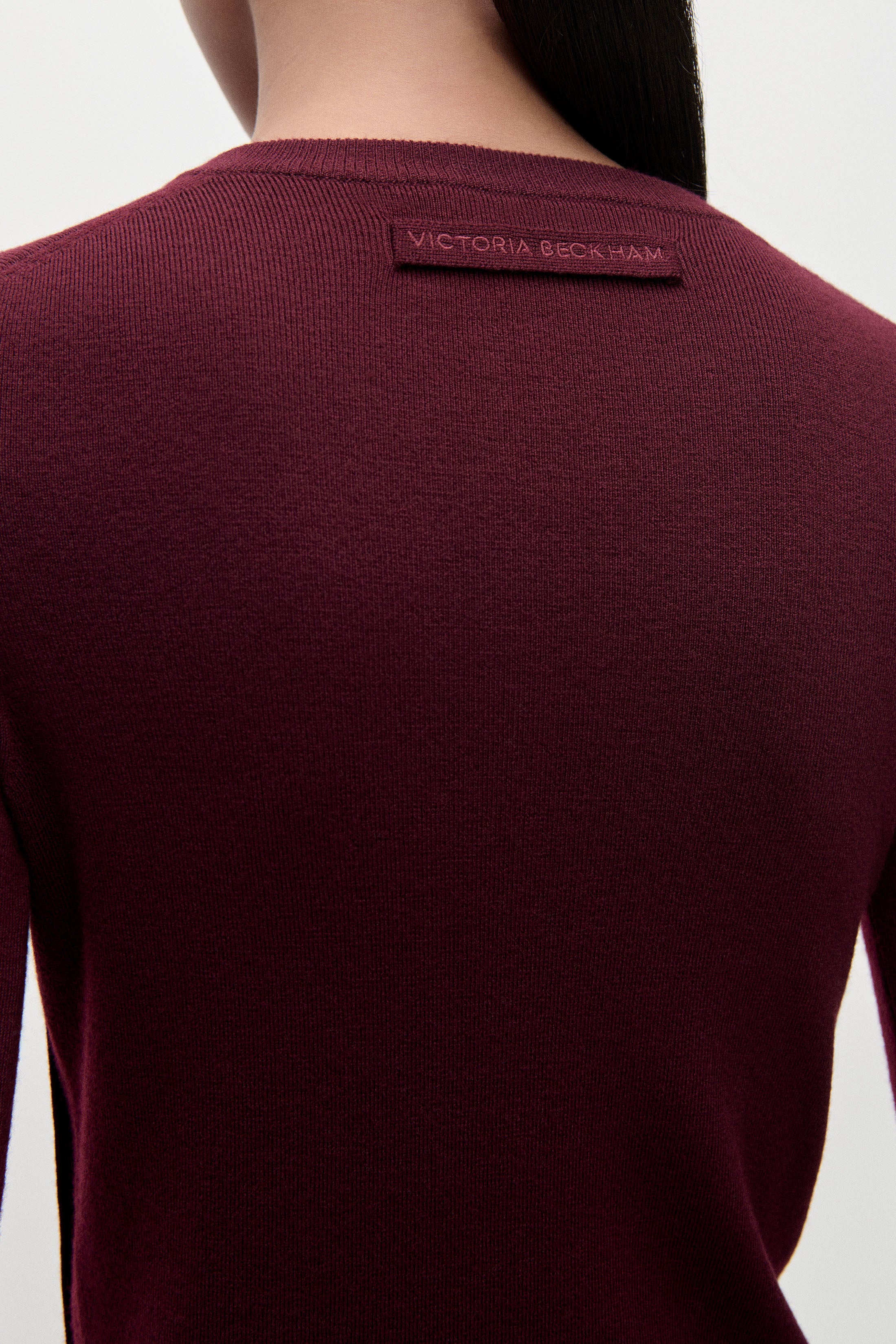 Cardigan In Burgundy