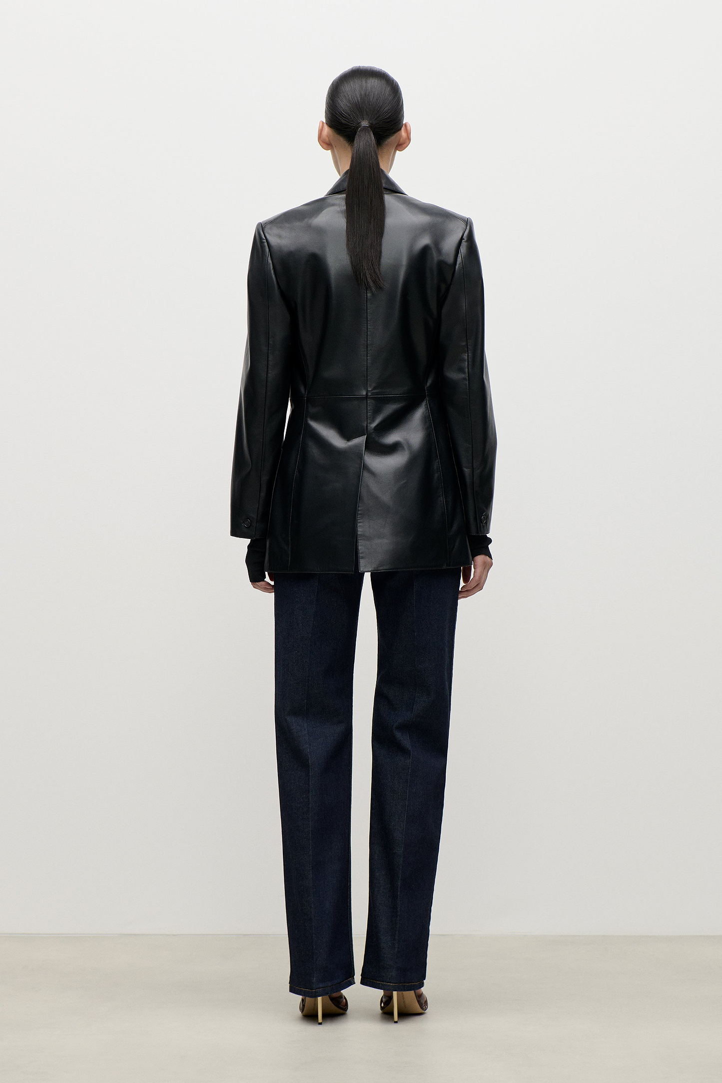 Leather Katherine Jacket In Black